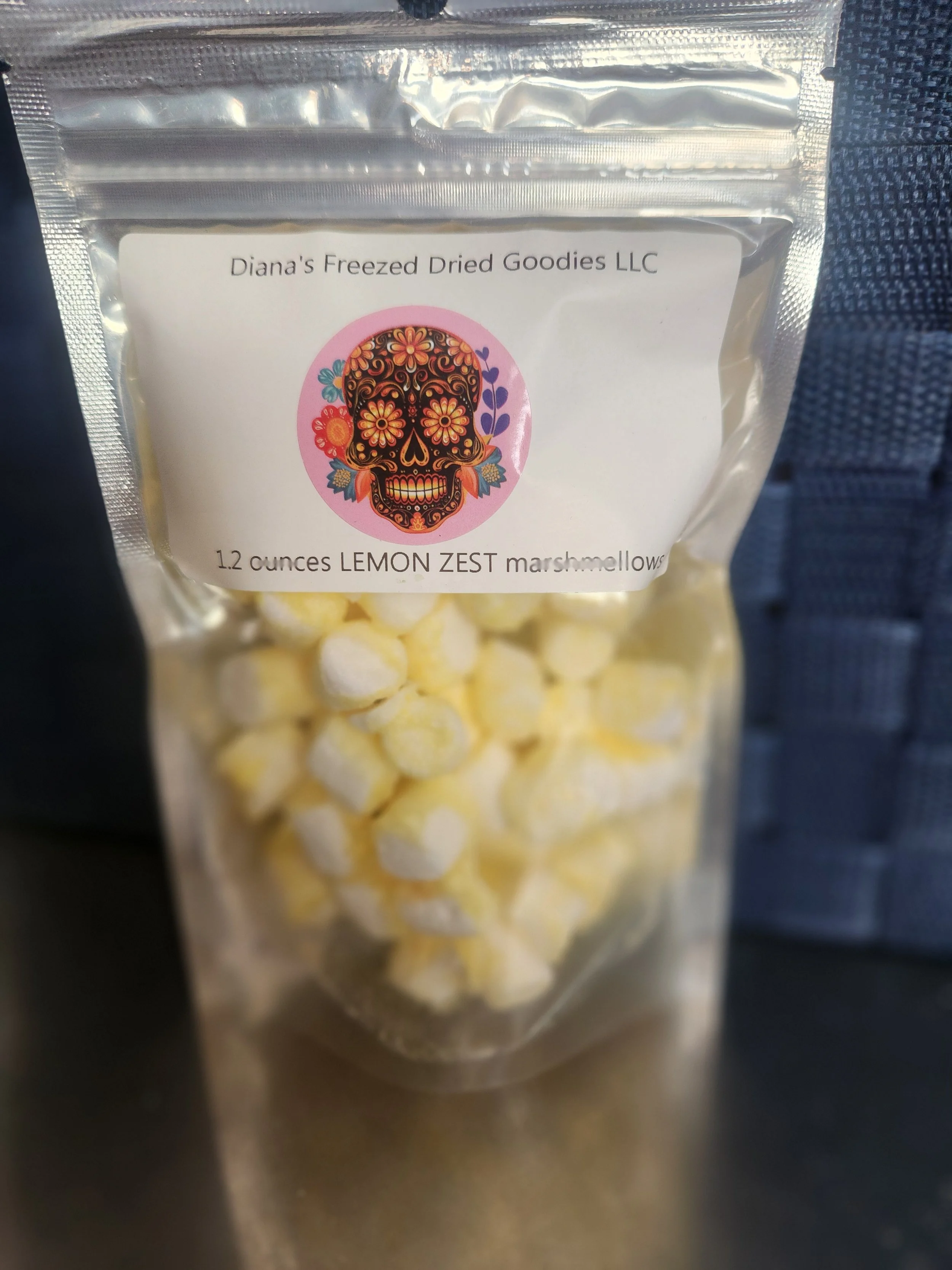 Lemon Zest Marshmallows (Freeze Dried)