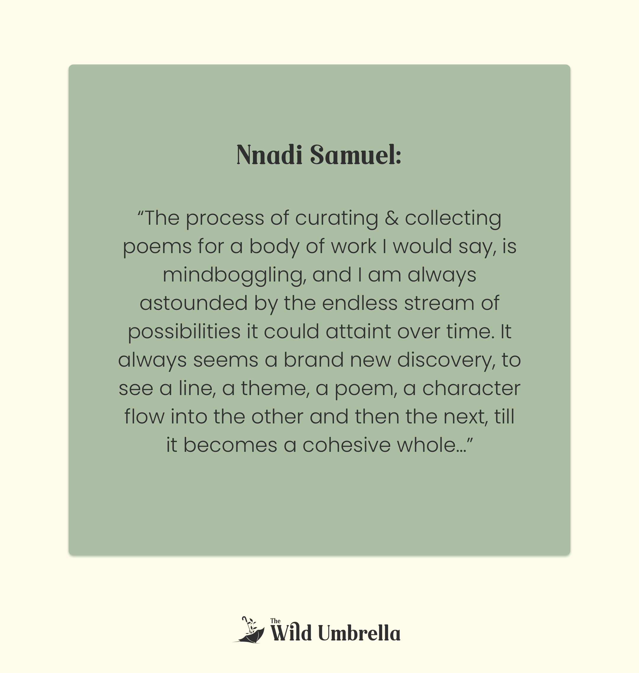 Q&A with Nnadi Samuel