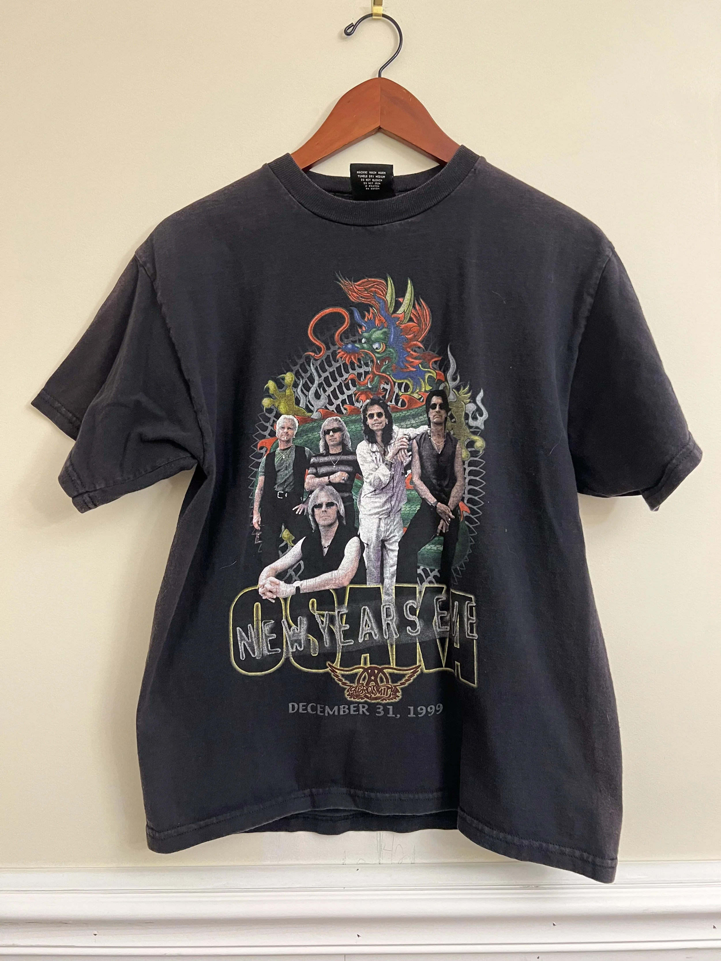 Vintage 1999 Made In USA Aerosmith Band Tee