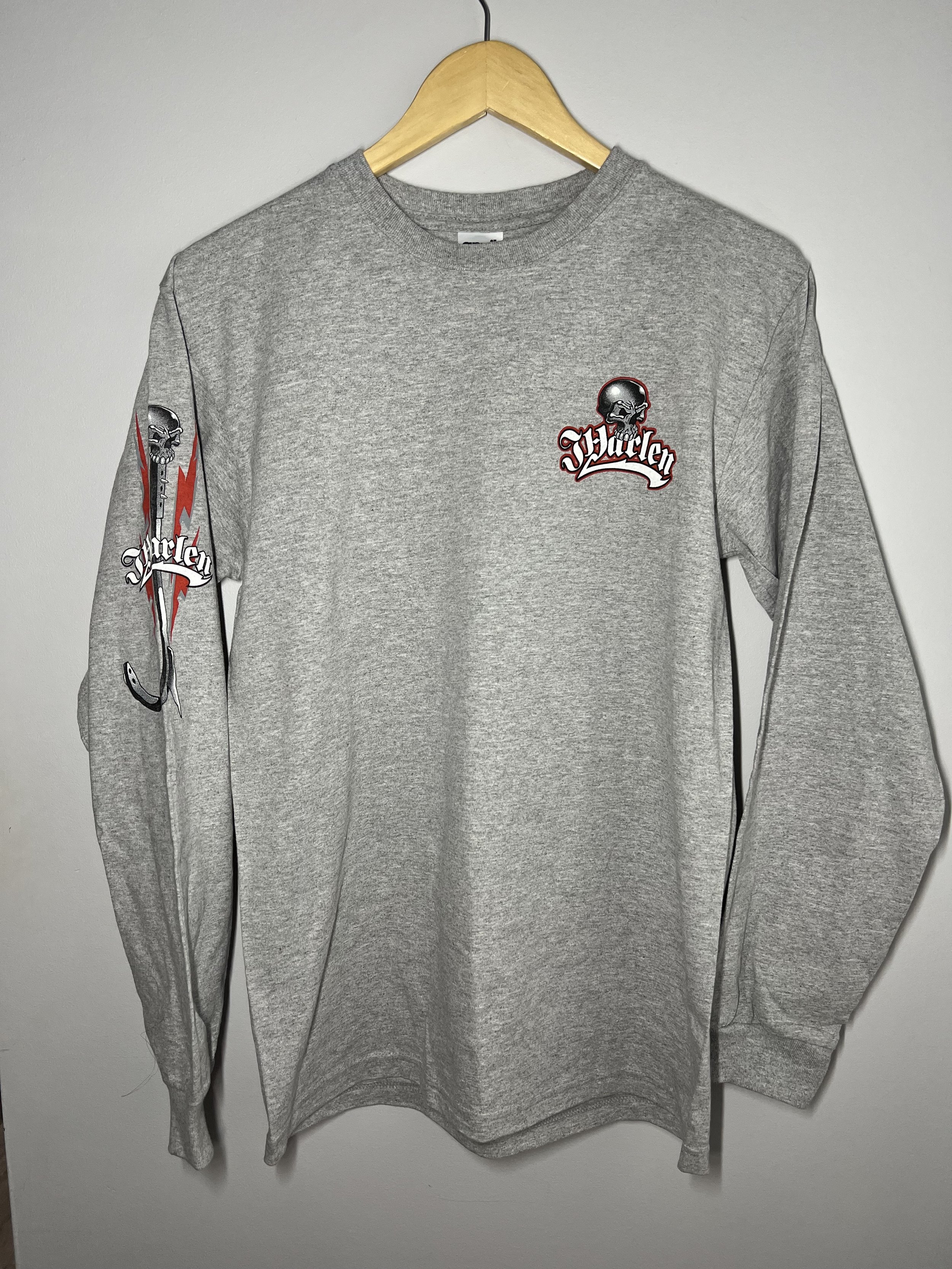 Early 00s Lineman To The Bone Skull Lightning Long Sleeve Shirt