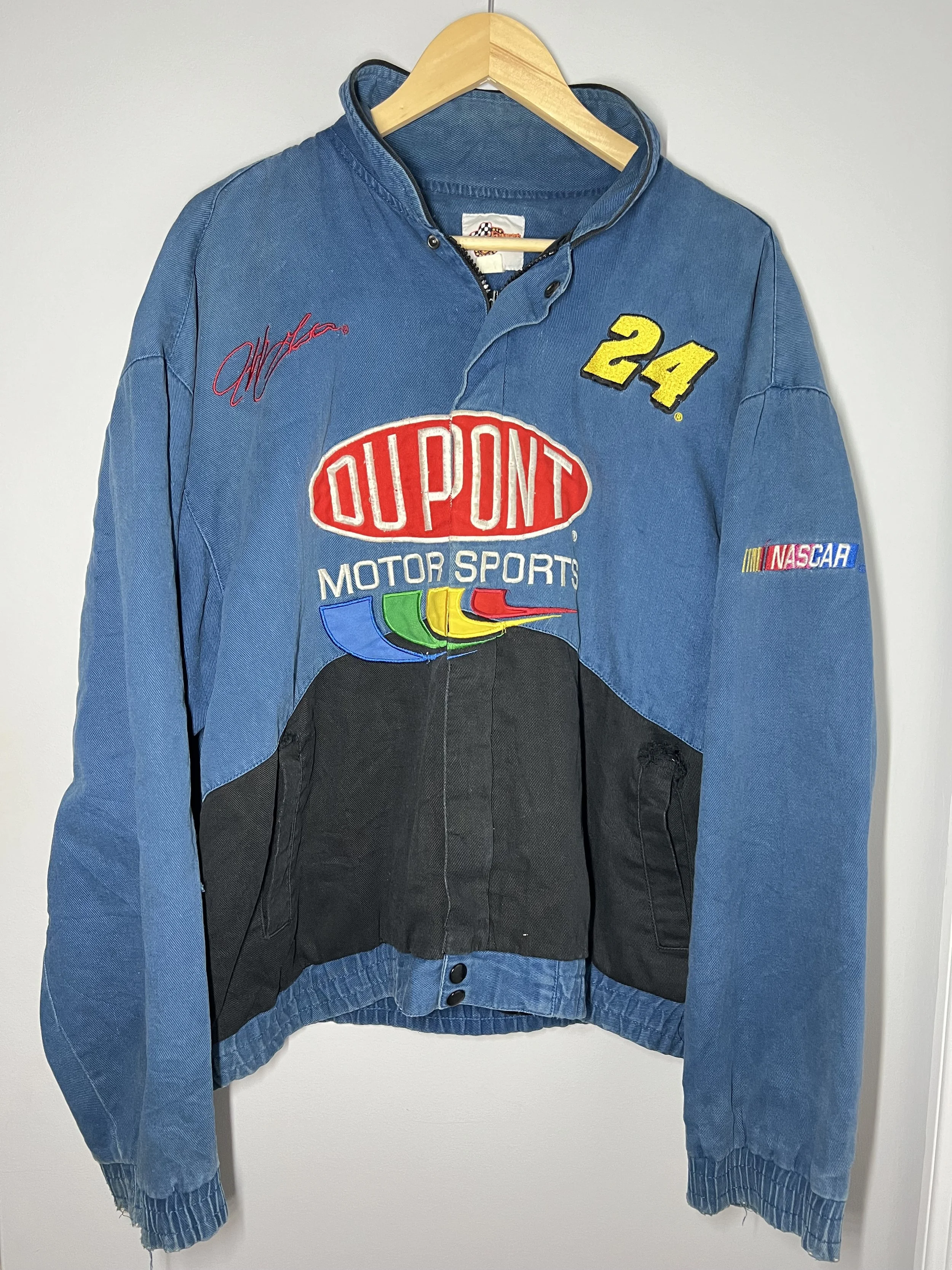 Vintage Jeff Gordon 24 DuPont NASCAR Racing Jacket