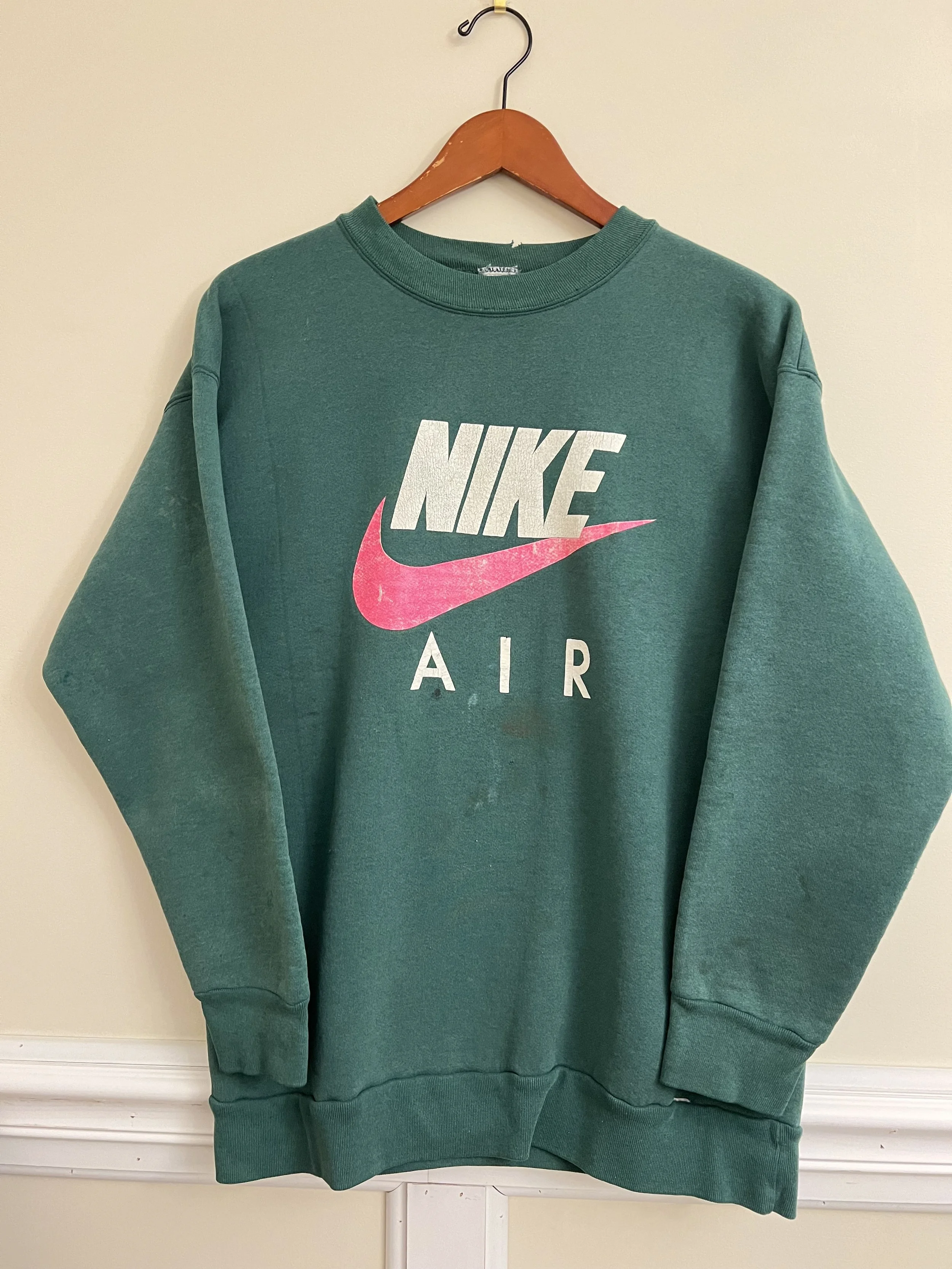 Vintage Nike Air crewneck Watermelon Colors ***FLAWS***
