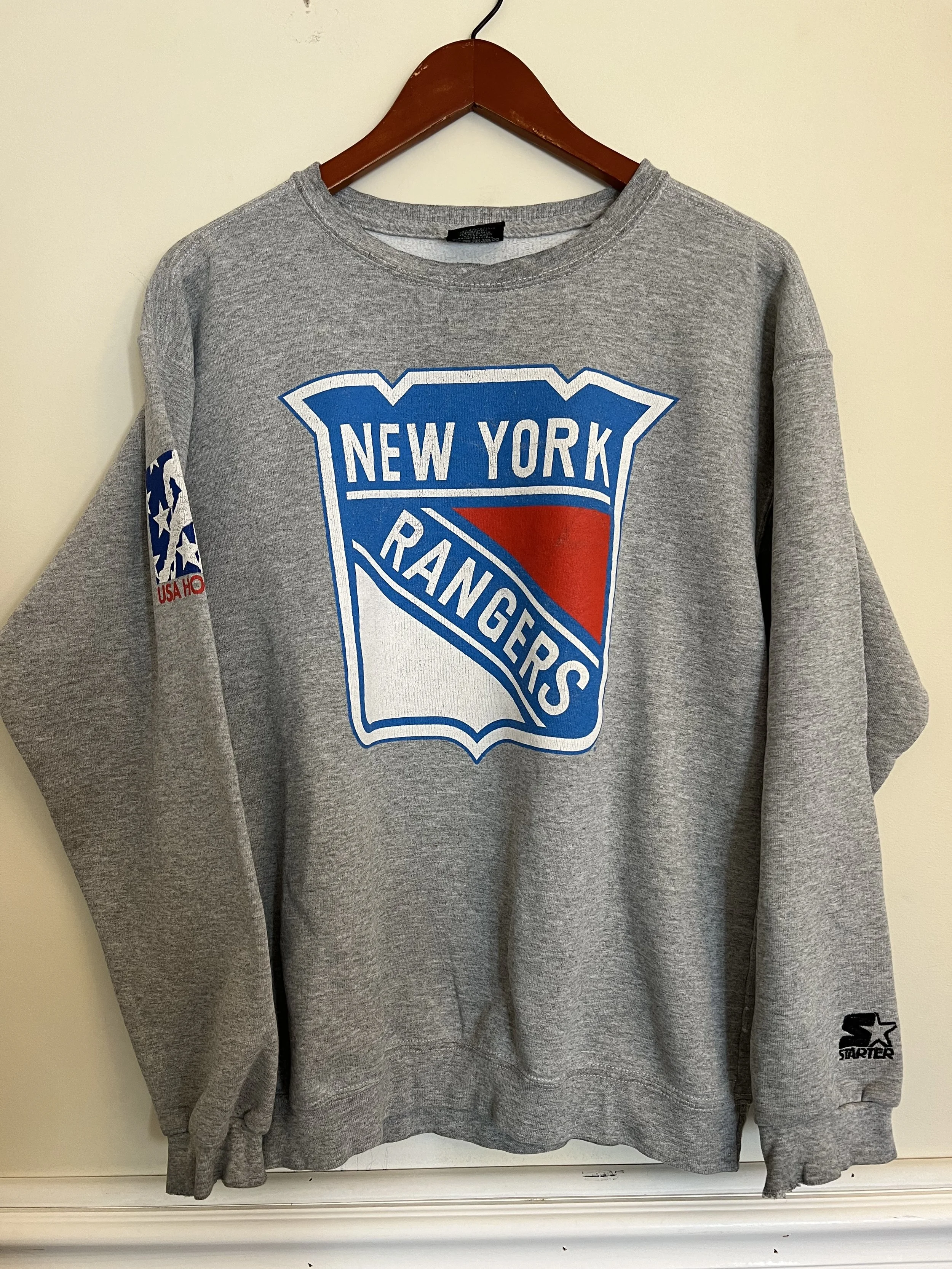 Vintage 1997 New York Rangers Starter NHL Crewneck