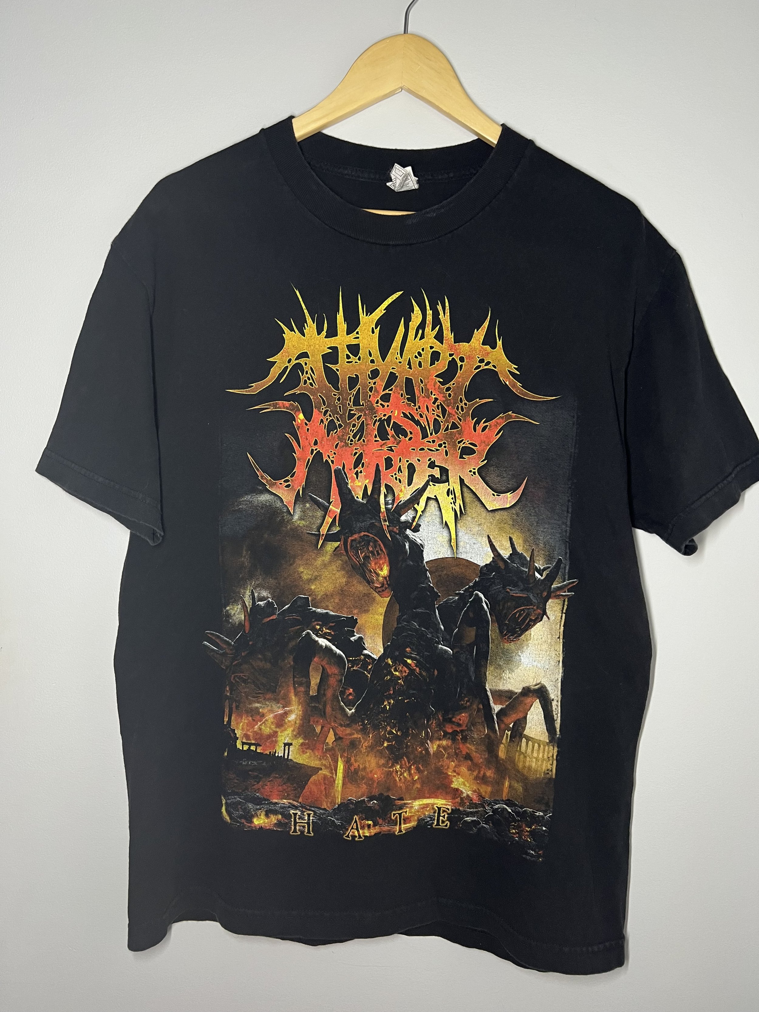 The Acacia Strain HATE Band T Shirt Mens L Black Deathcore Graphic 2010s