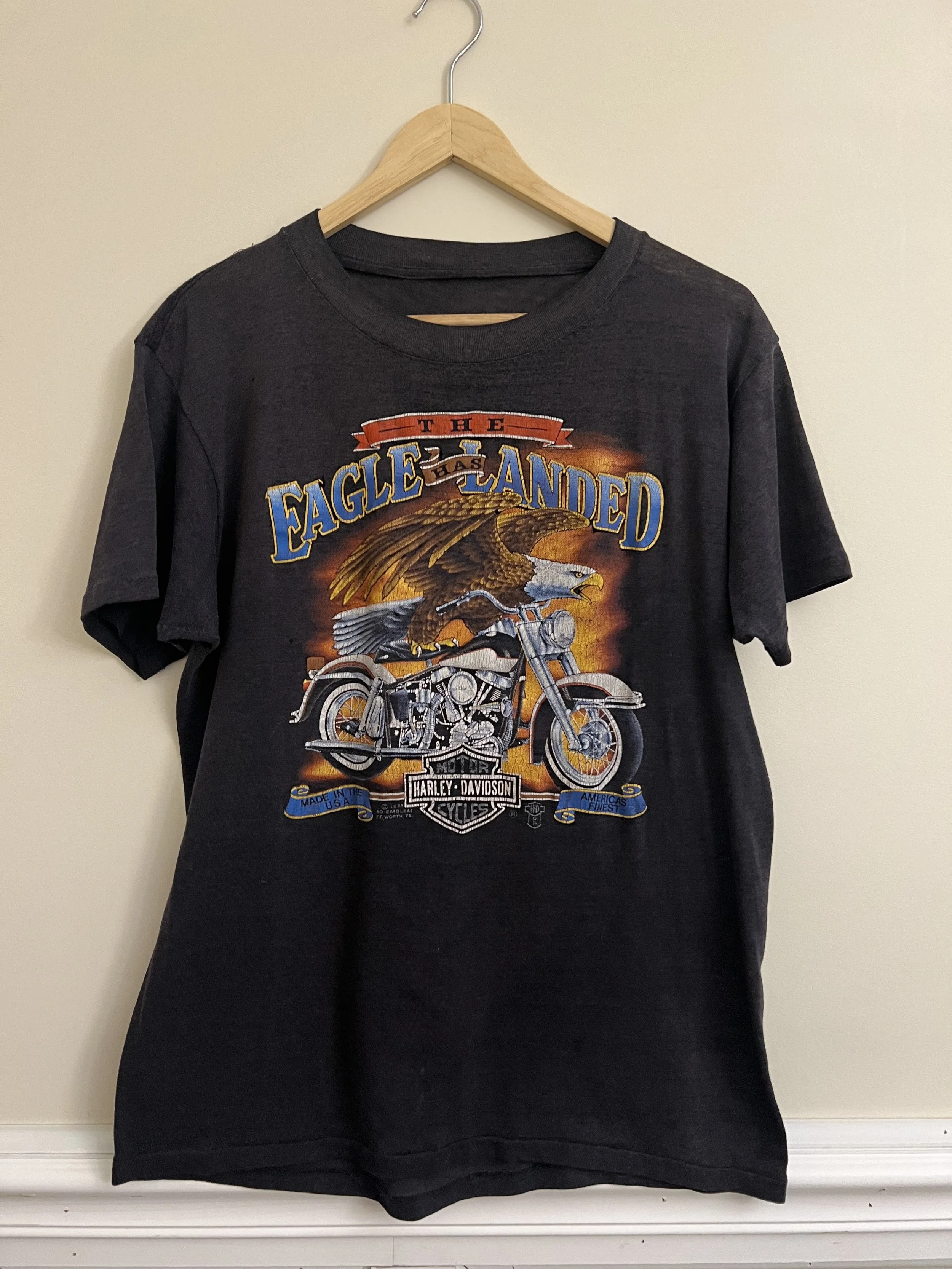 Vintage 1987 Harley Davidson 3D Emblem