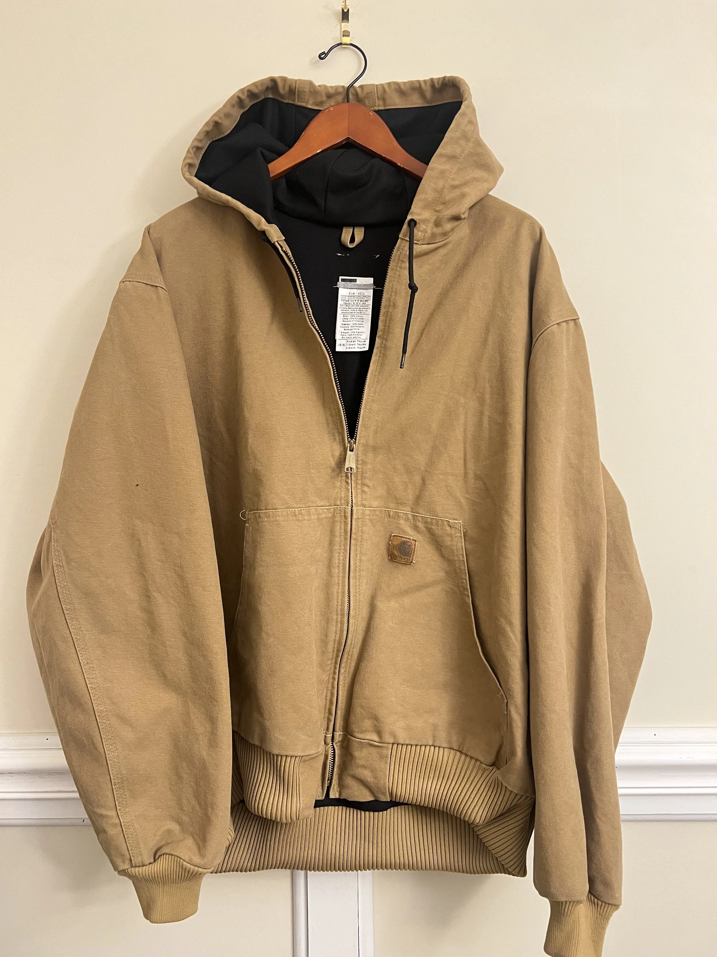 Vintage Tan Carhartt J168 CML Model
