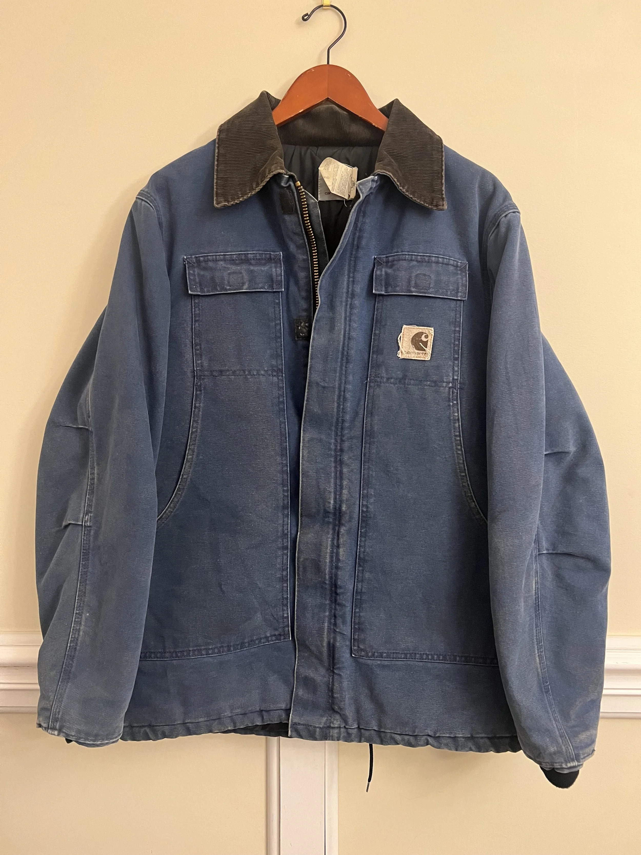 Vintage C26BLU Carhartt Jacket Navy Blue