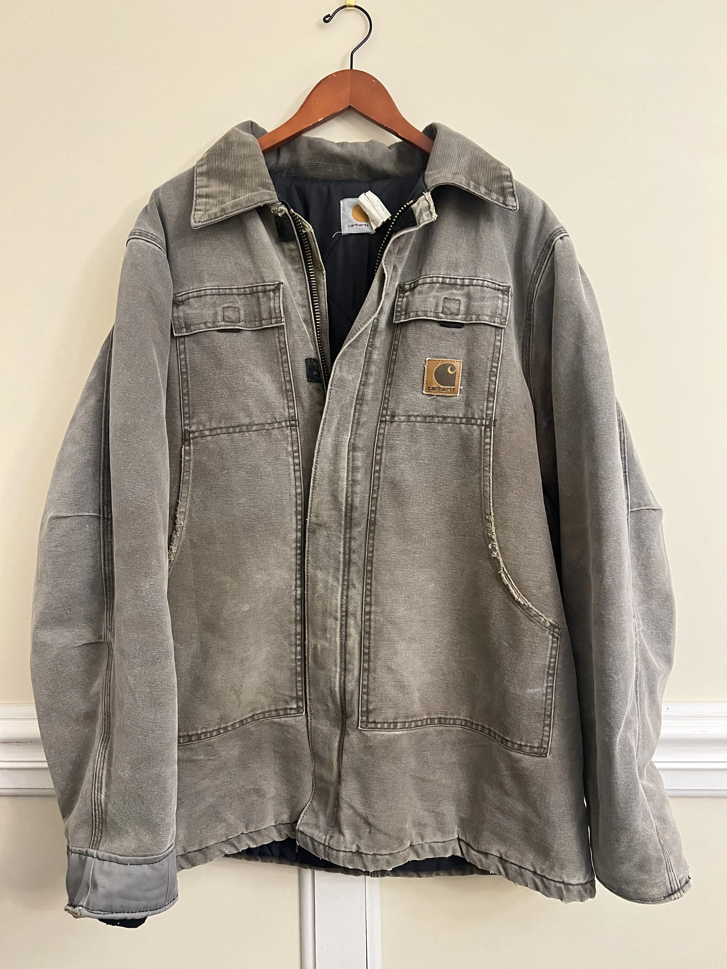 Vintage Grey distressed/ faded C26CHT Jacket