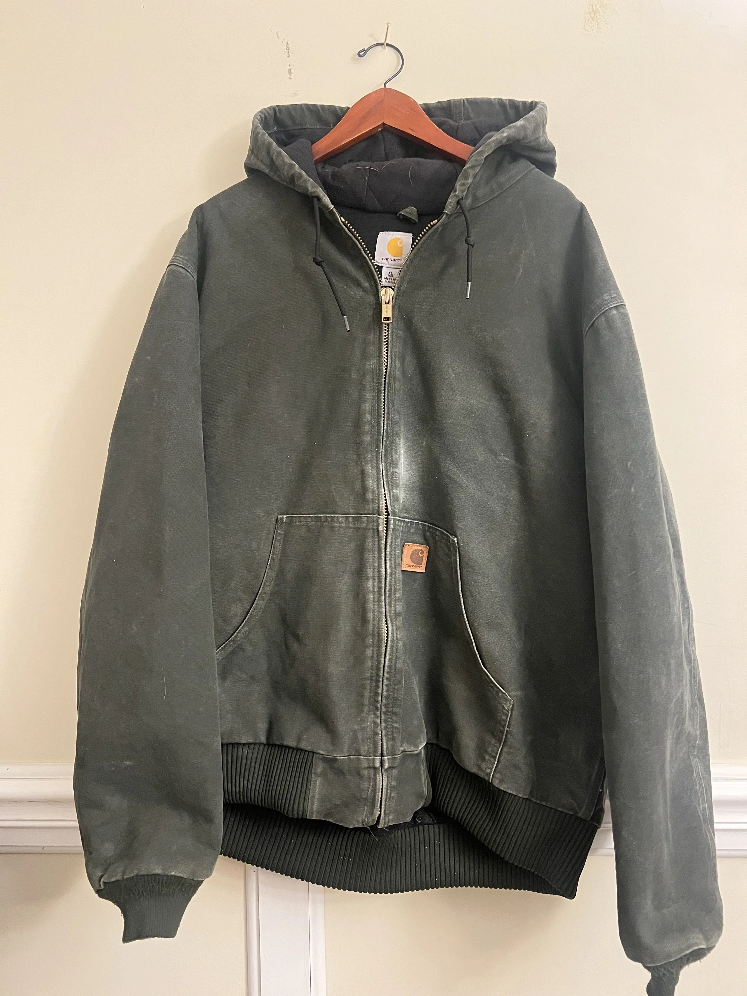 Vintage Dark Green Carhartt Jacket