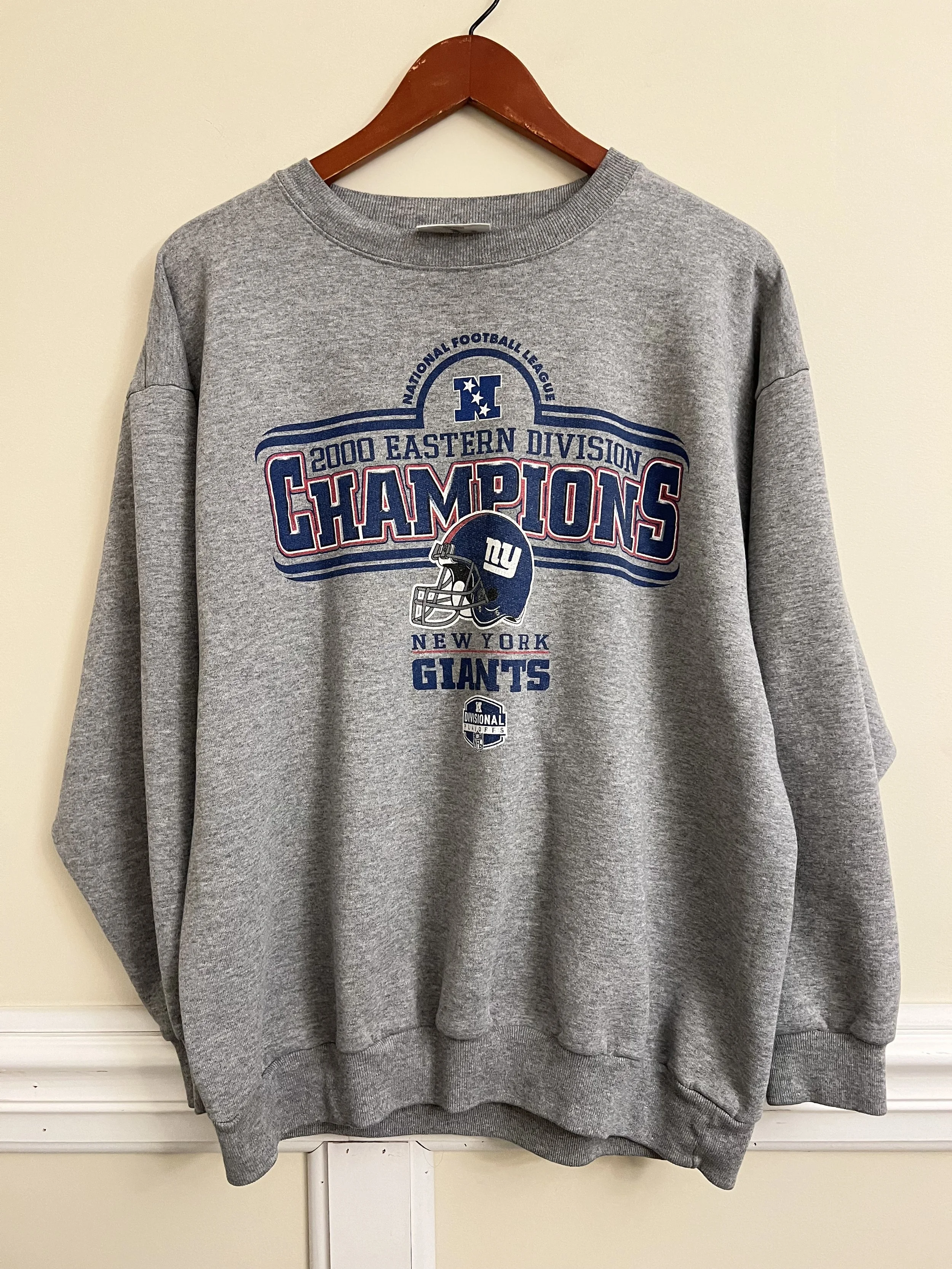 Vintage 2000 New York Giants Logo Athletic Crewneck