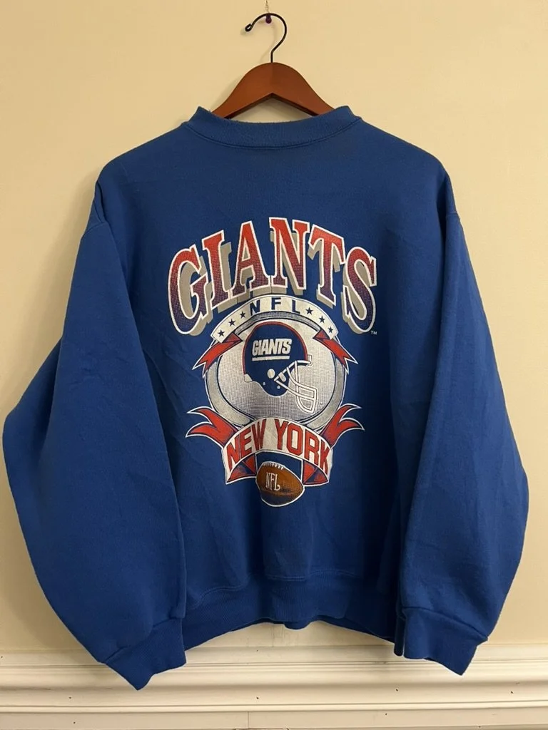 Vintage 90s Made In USA Giants Crewneck