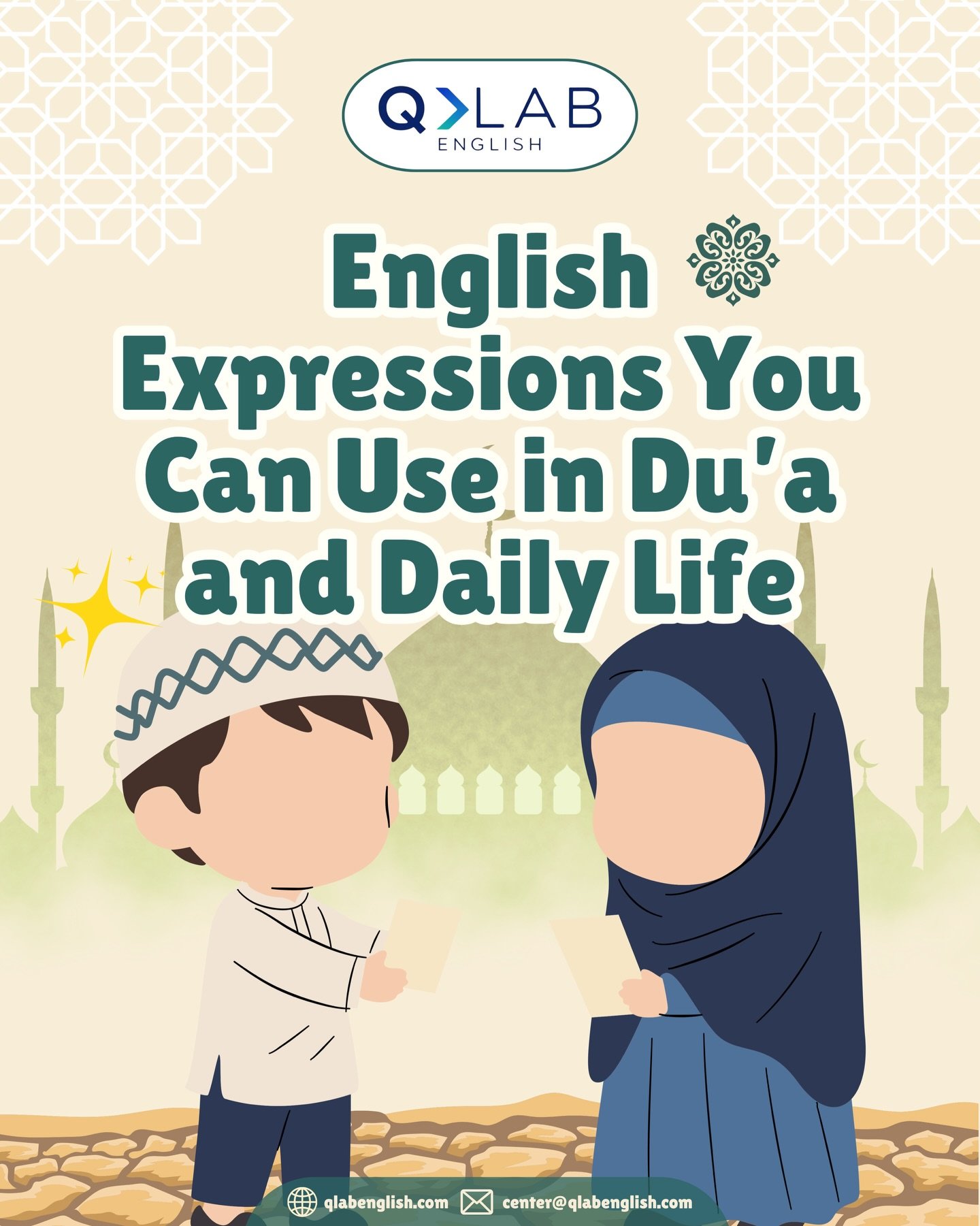 ✨ ENGLISH EXPRESSIONS YOU CAN USE IN DU&rsquo;A AND DAILY LIFE ✨

Assalamu&rsquo;alaikum warahmatullahi wabarakatuh 🤍

Did you know? You can make your daily conversations and du&rsquo;a more meaningful while practicing your English at the same time 