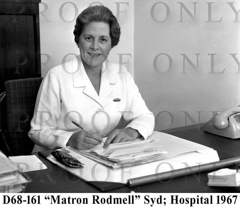 Personality Matron Rodmell Sydney Hospital 1967 D68-161 copy.jpg