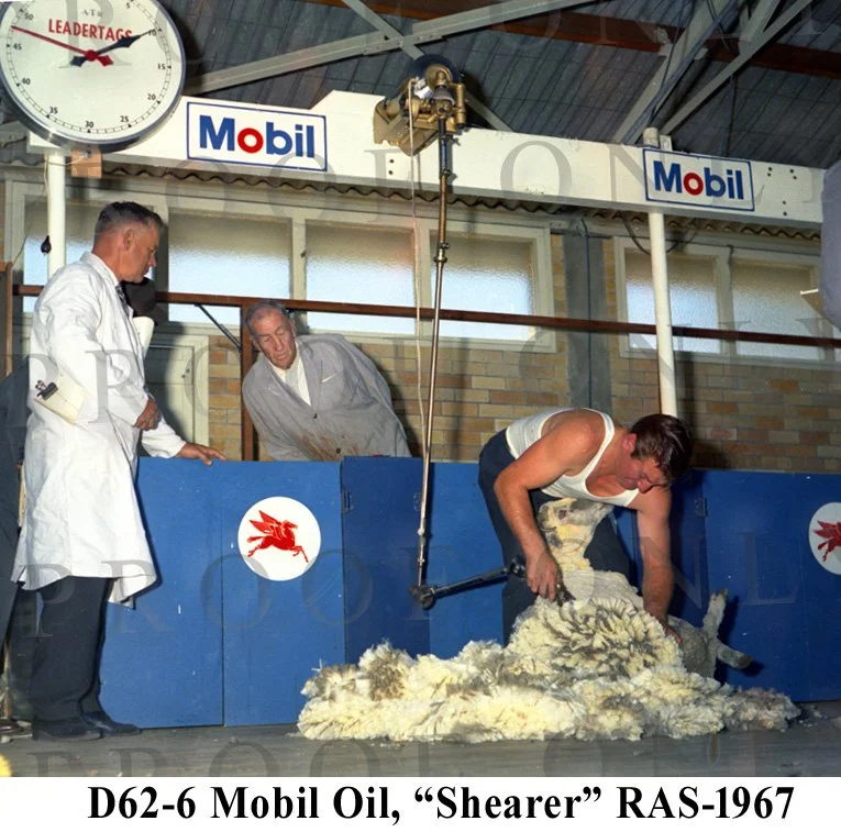 Trade Mobil Oil Shearers at RAS 1967 D62-6.jpg