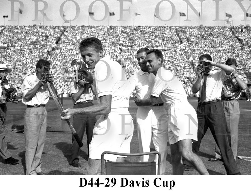 DAVIS CUP winning match white city 1955 D44-29.jpg