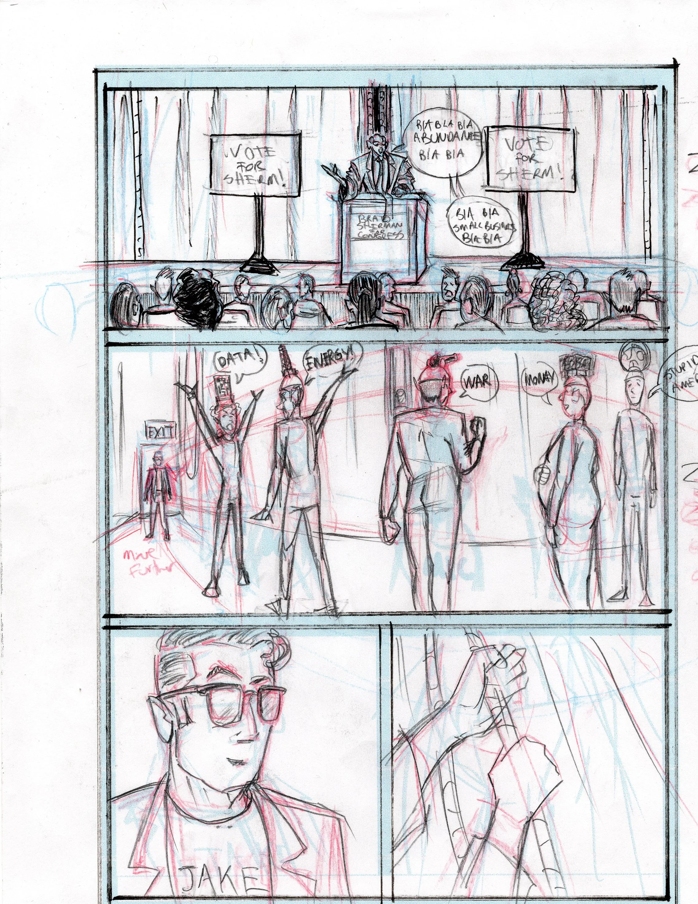 "JAKE LEVINE FOR CONGRESS" (Sketch/Pitch)