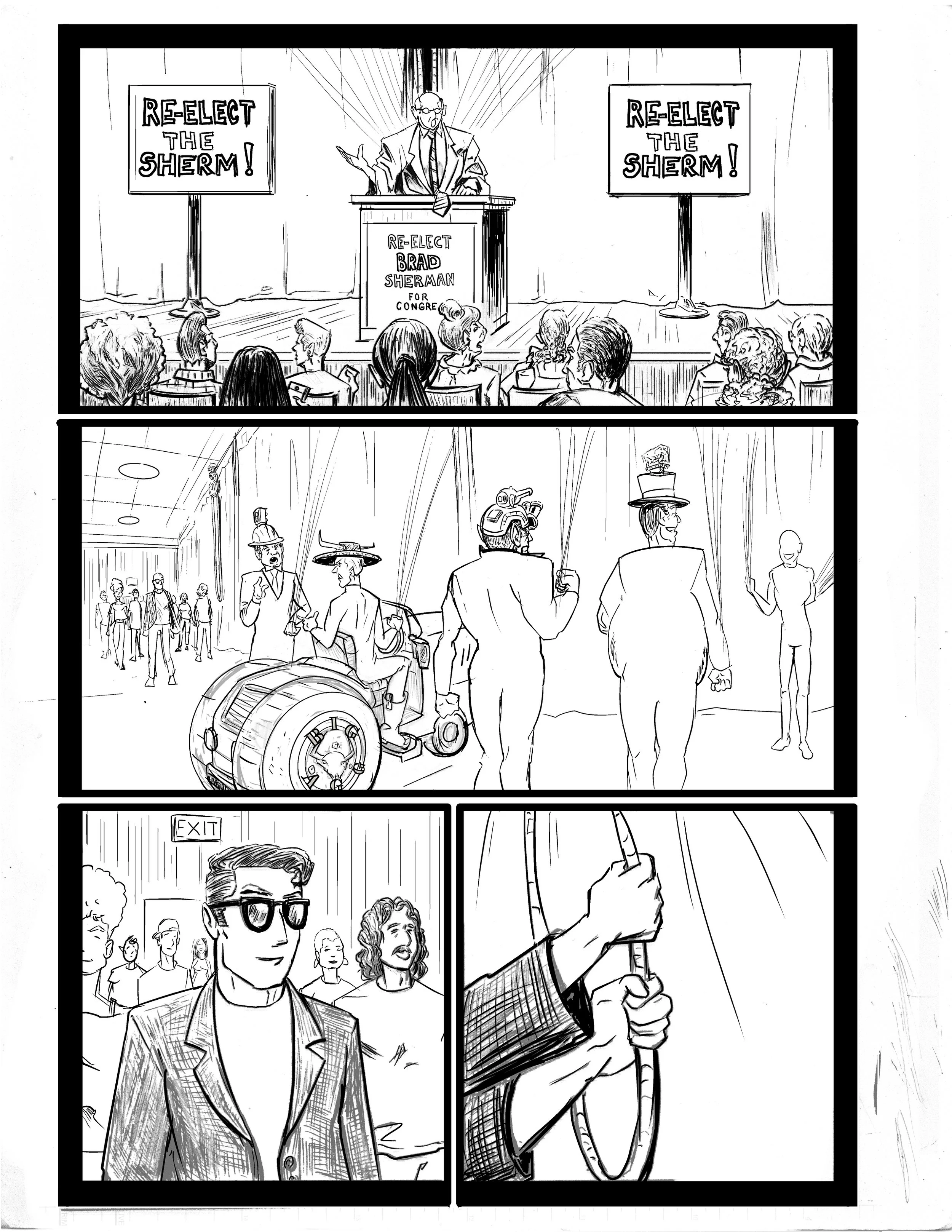 "JAKE LEVINE FOR CONGRESS" (Pg1 Inks)