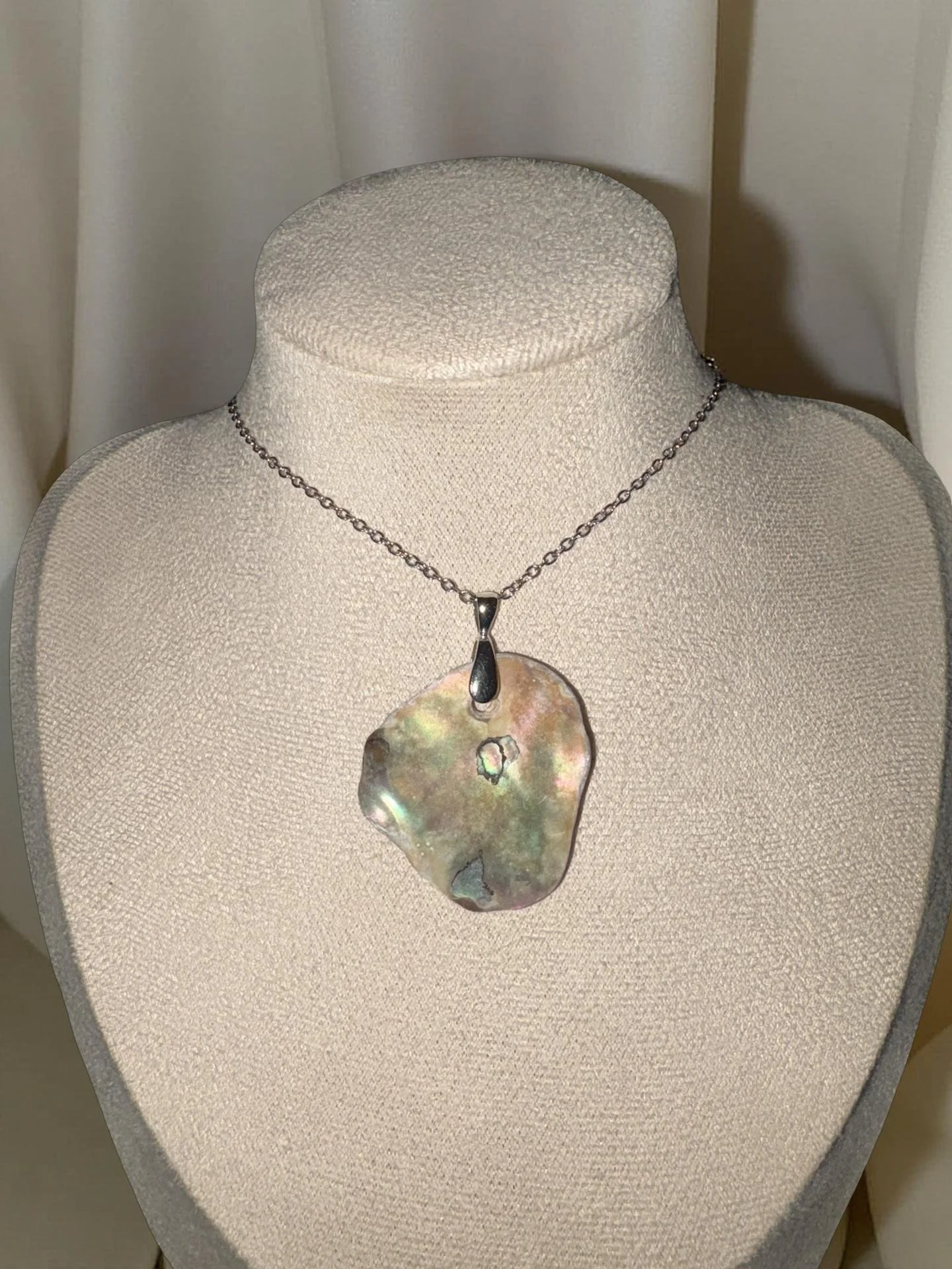 Abalone Shell Pendant Necklace