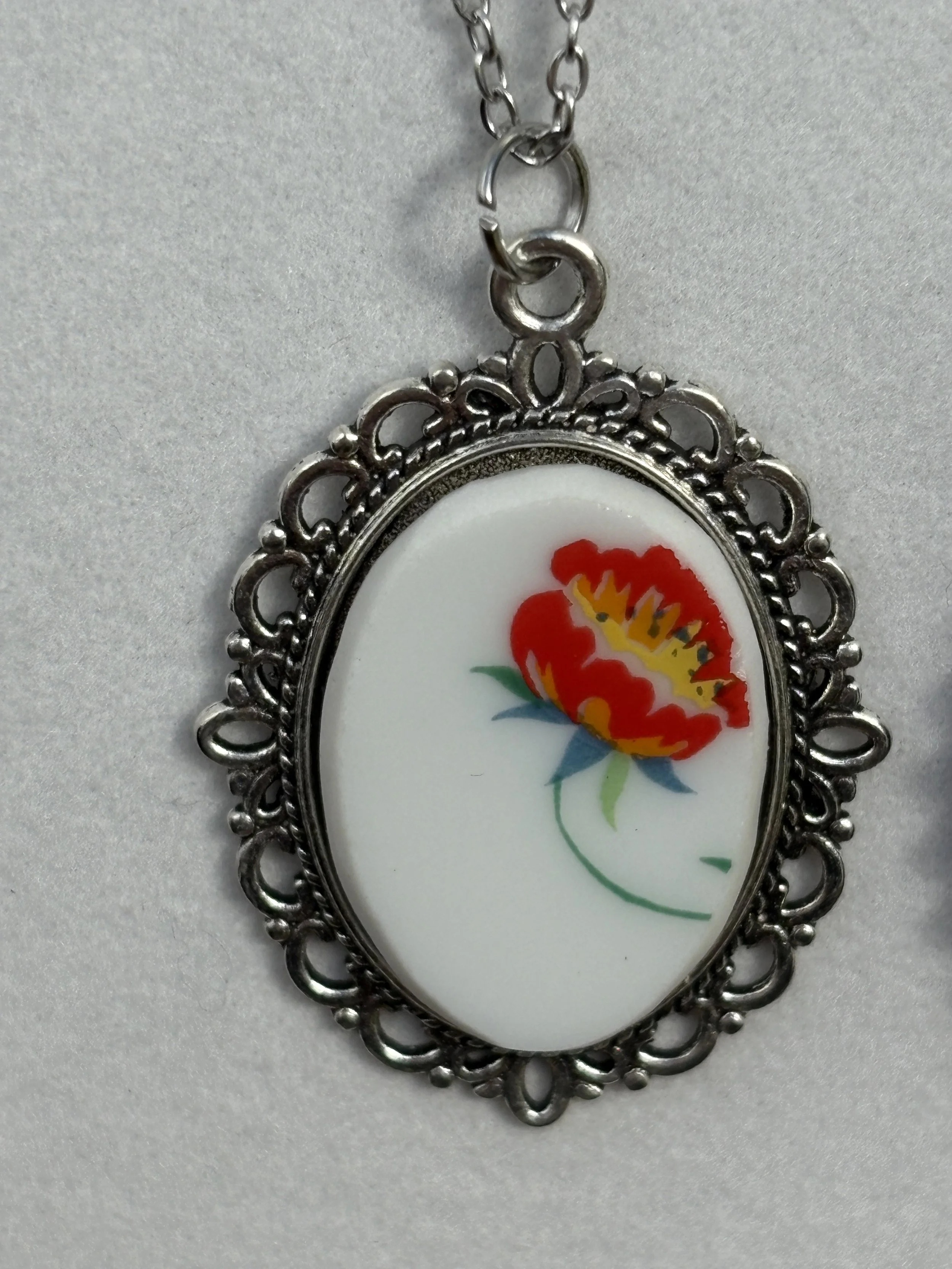 Upcycled China Necklace