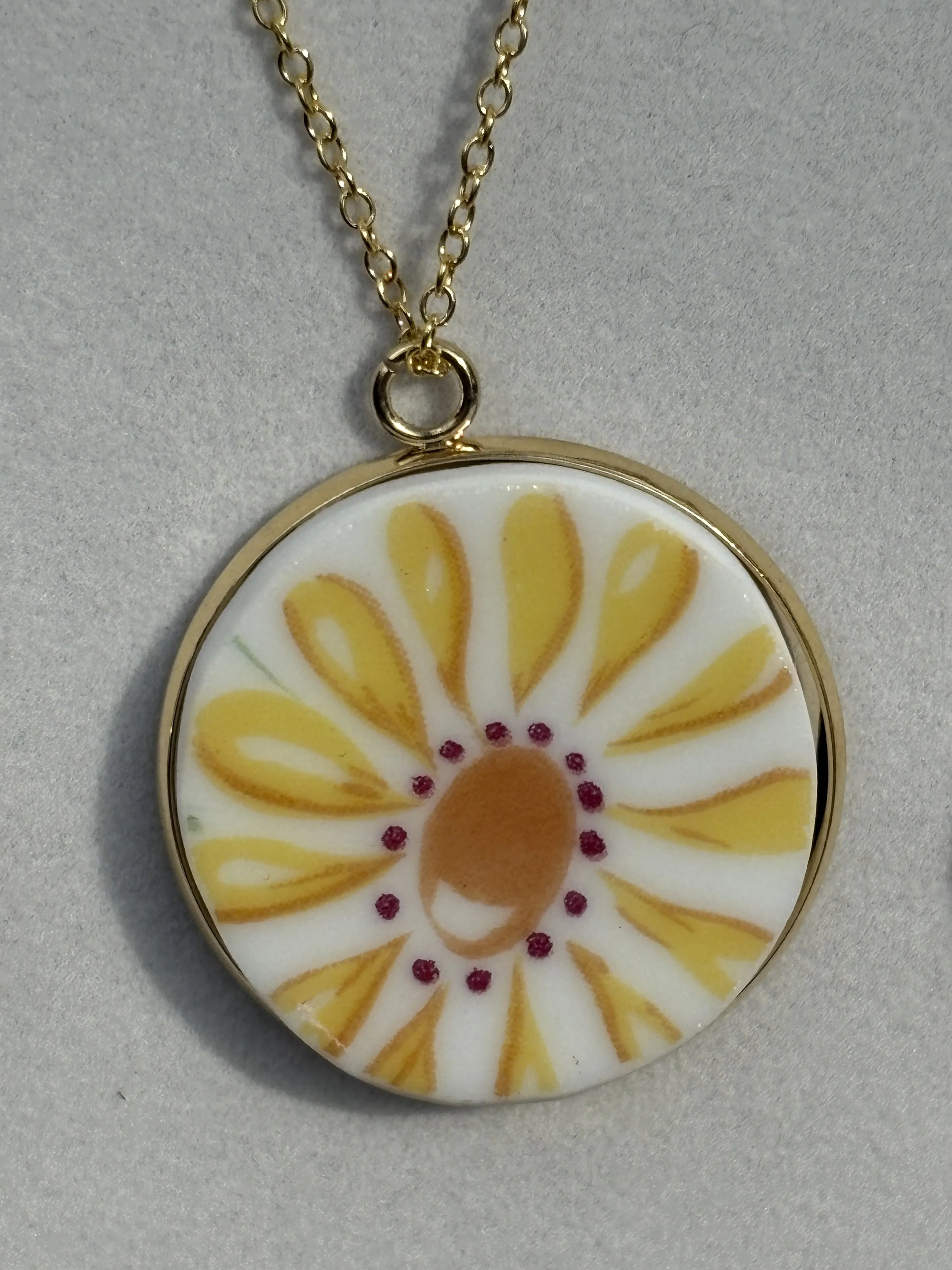 Upcycled China Necklace