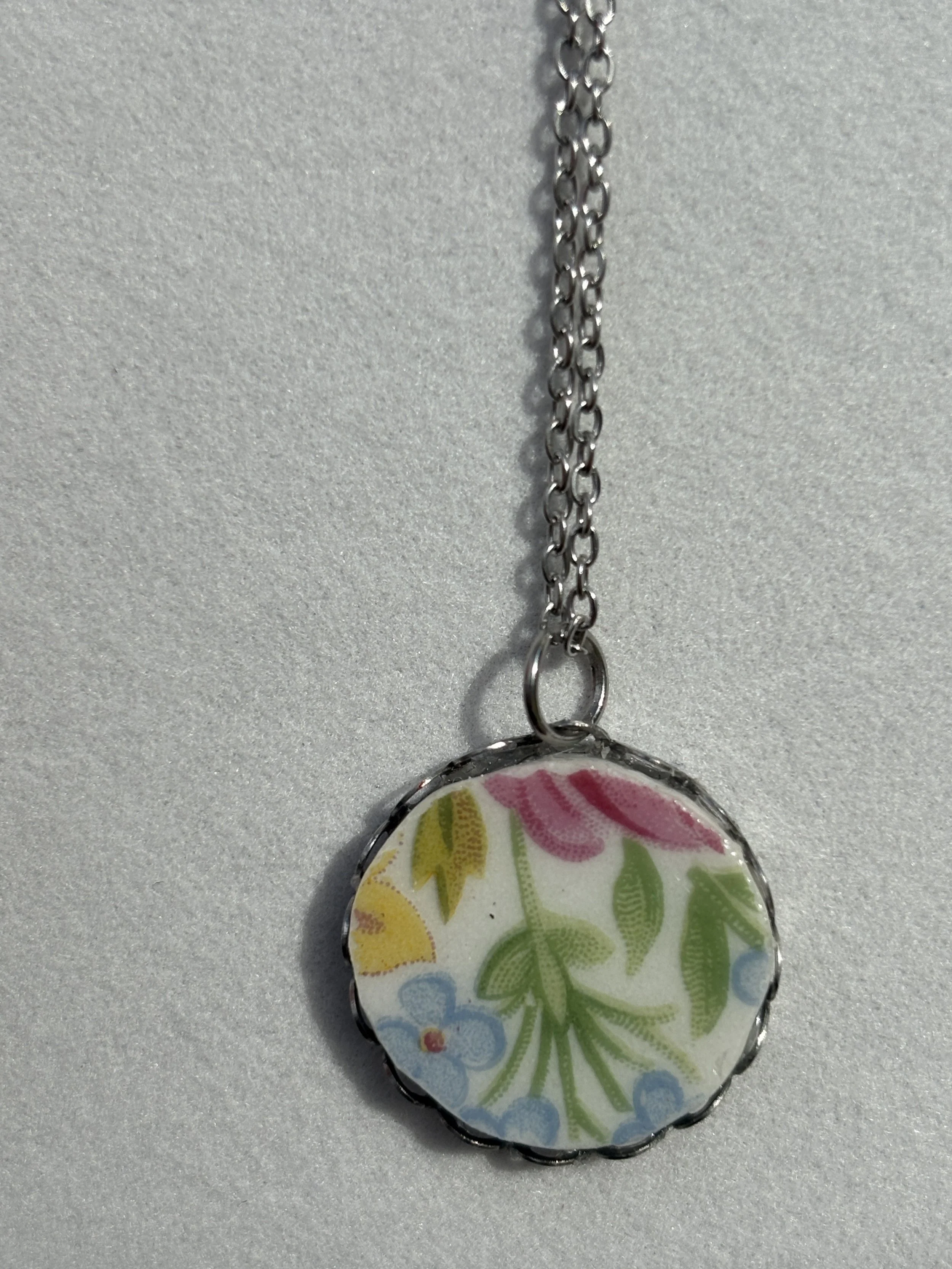 Upcycled China Necklace