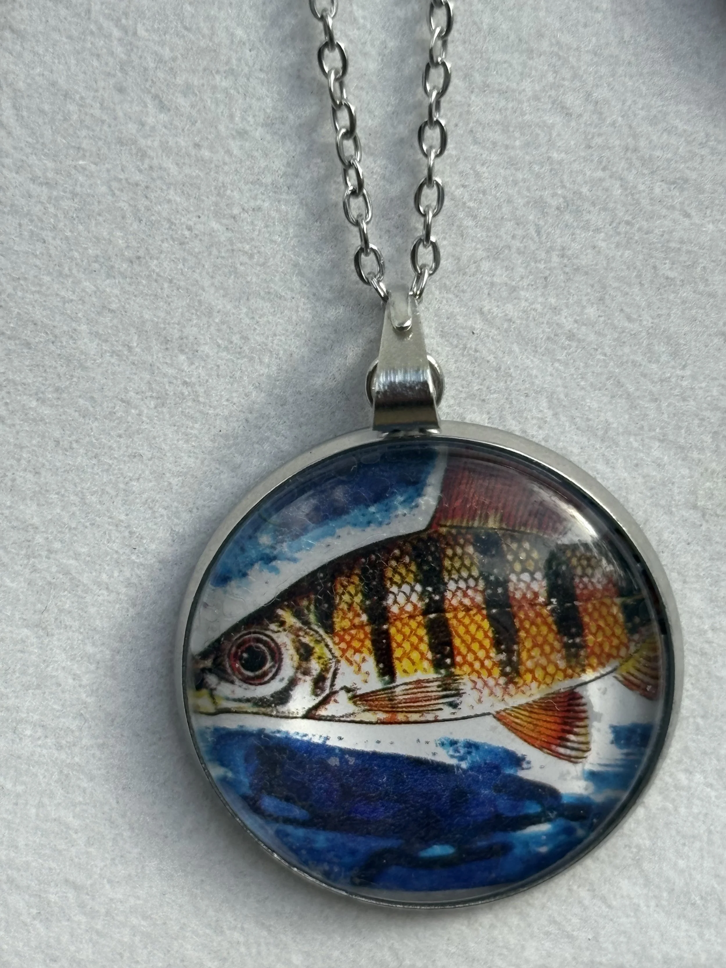 Vintage Stamp Necklace