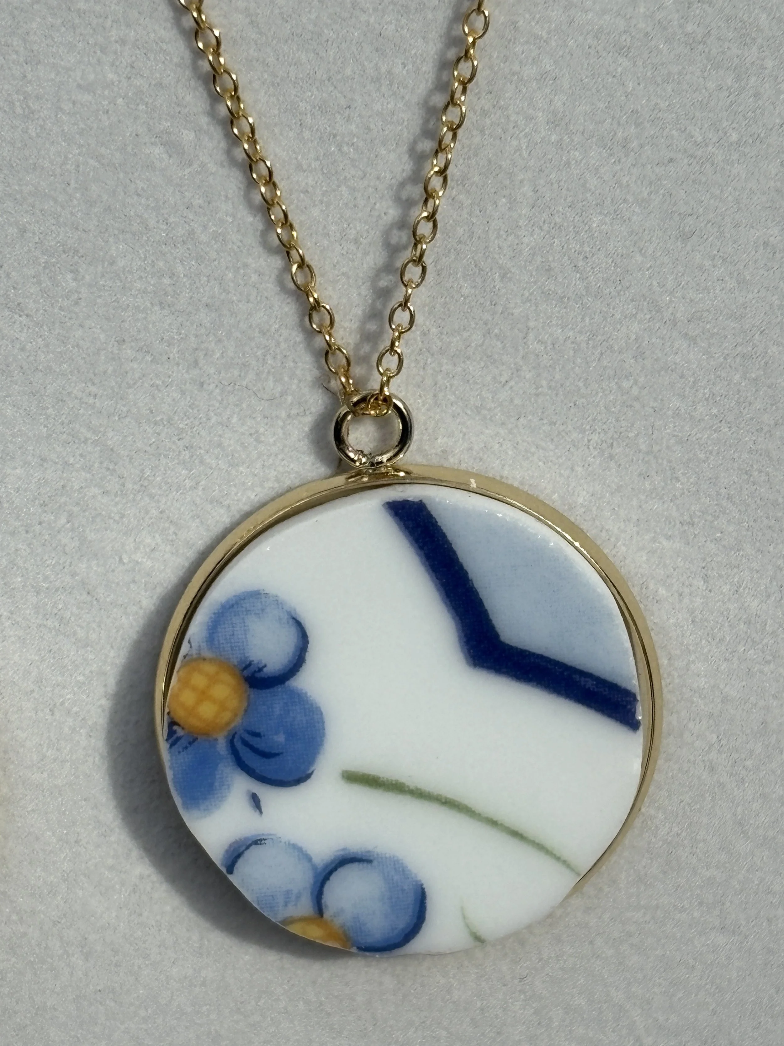 Upcycled China Necklace