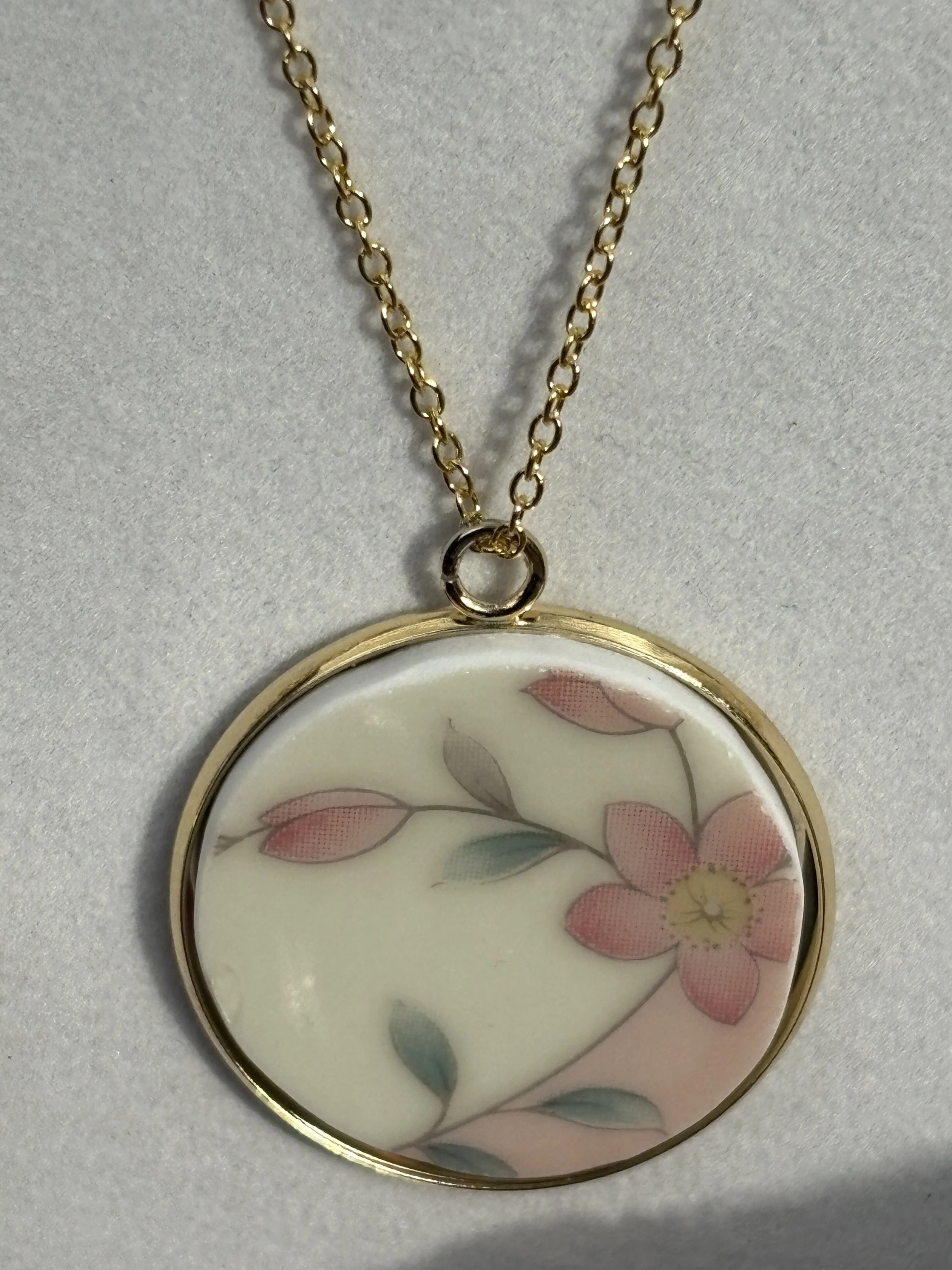 Upcycled China Necklace