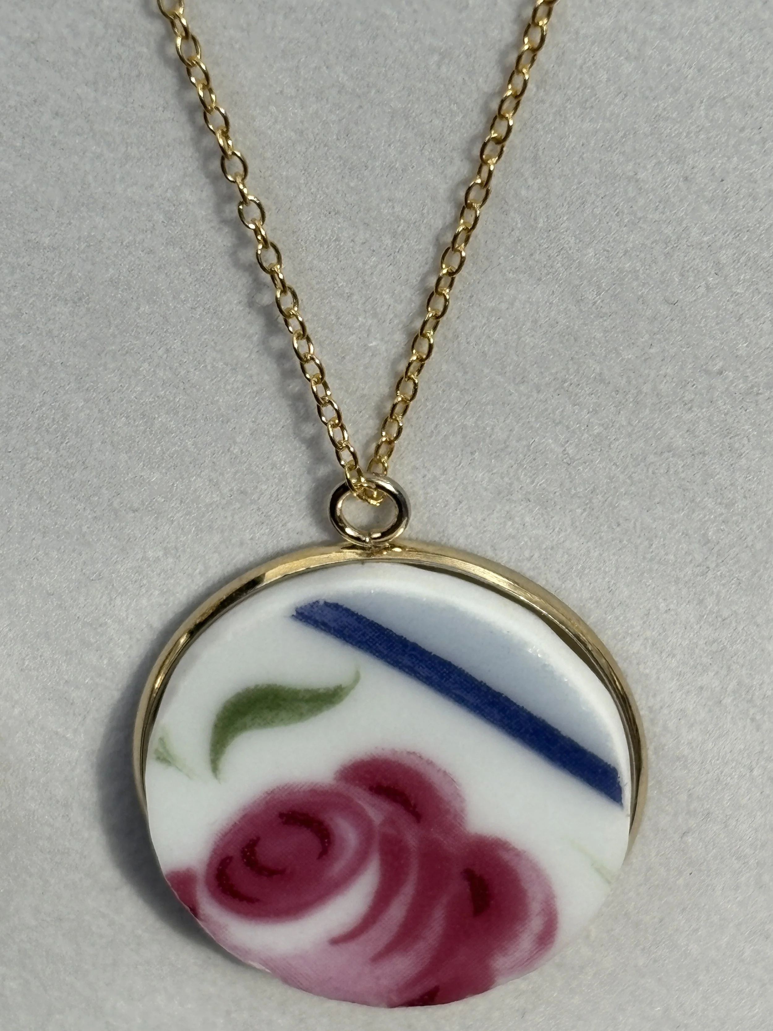 Upcycled China Necklace