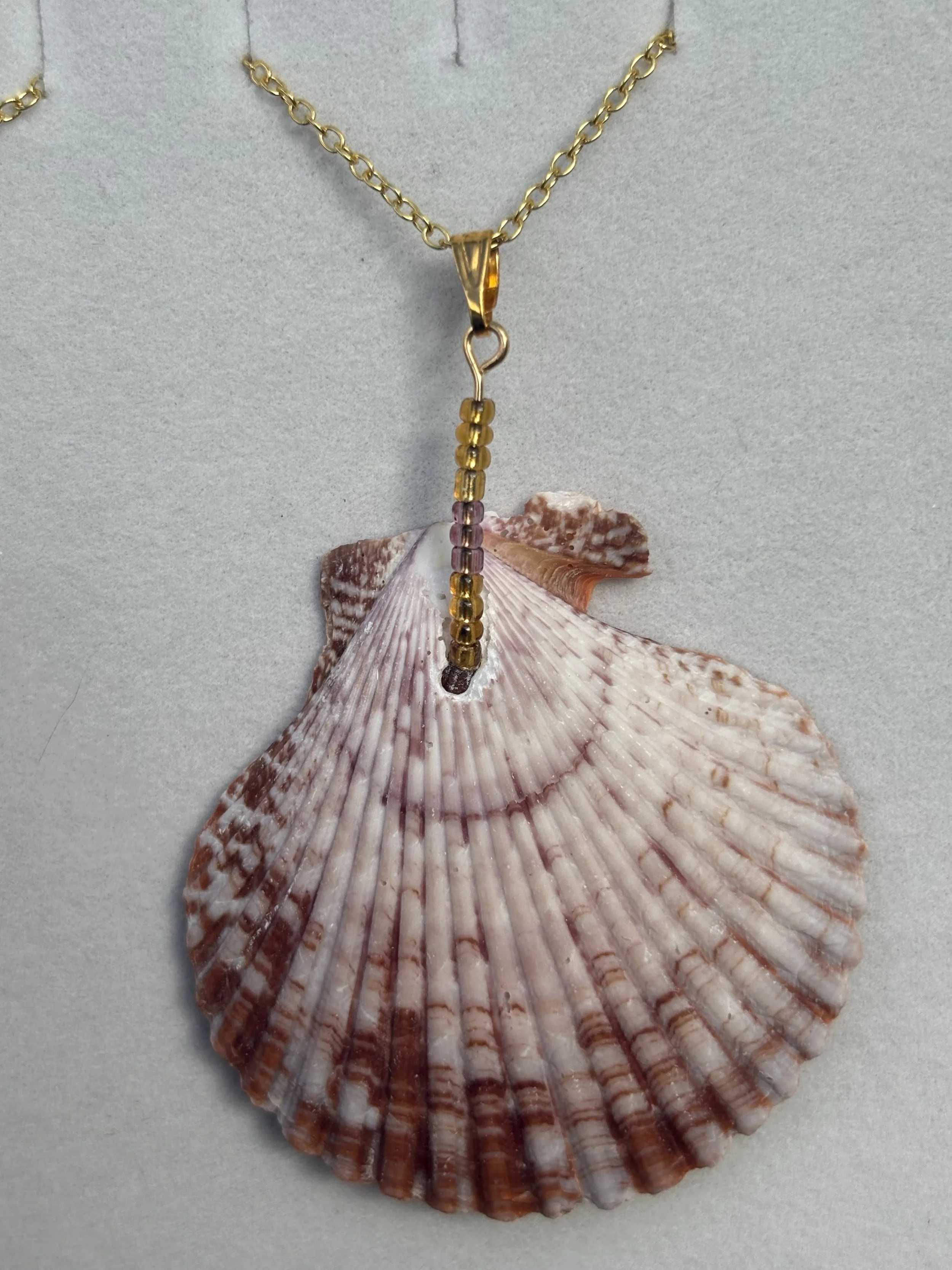 Neutral Sand Shell Necklace