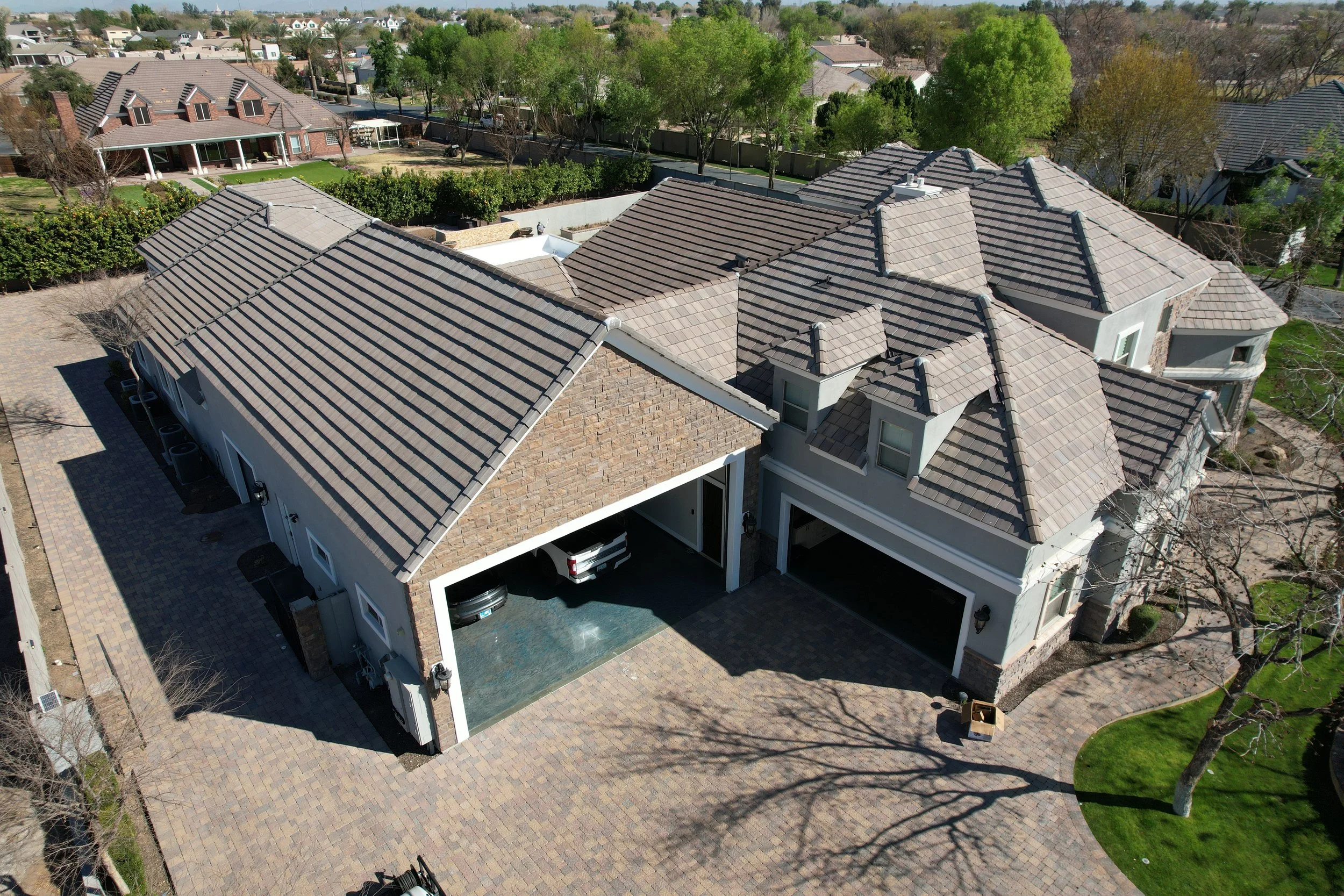 Tile Re-Roof - Custom Tile