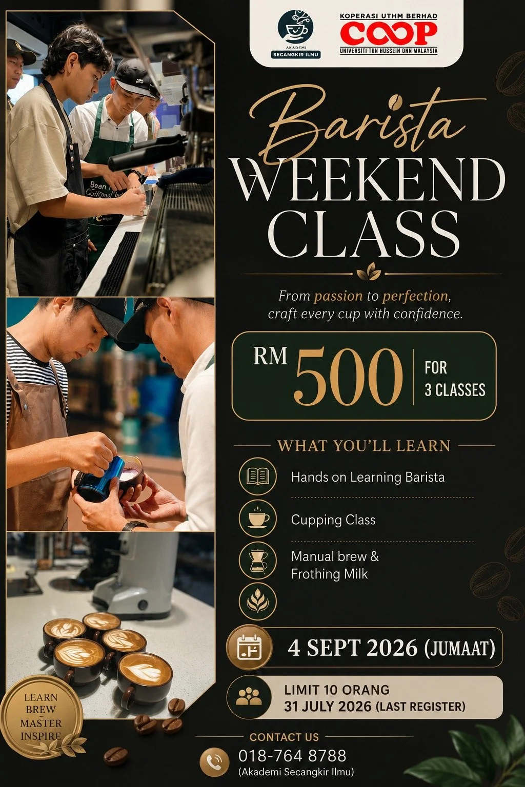 BARISTA WEEKEND CLASS