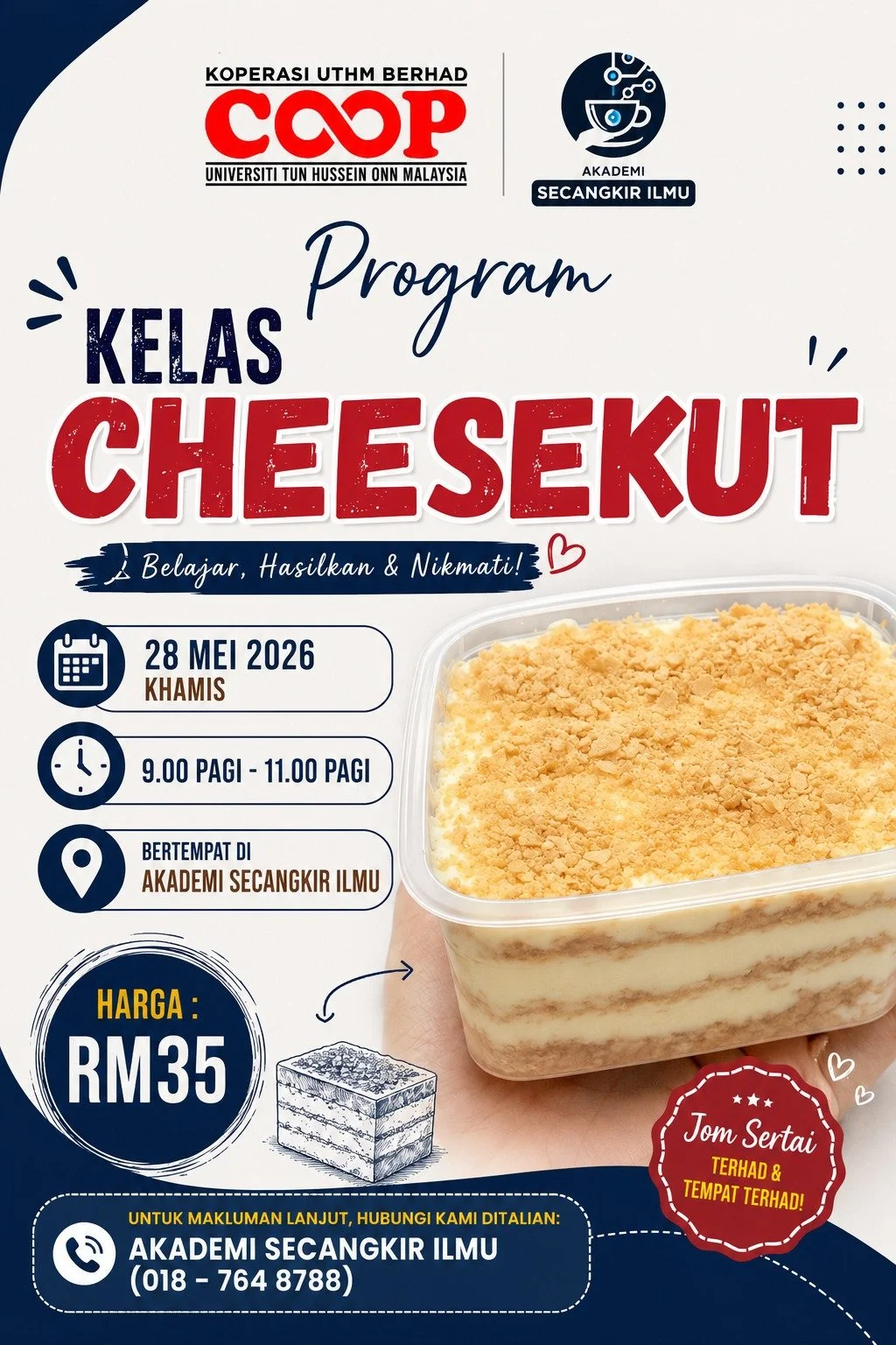Program Kelas Cheesekut Kanak-Kanak