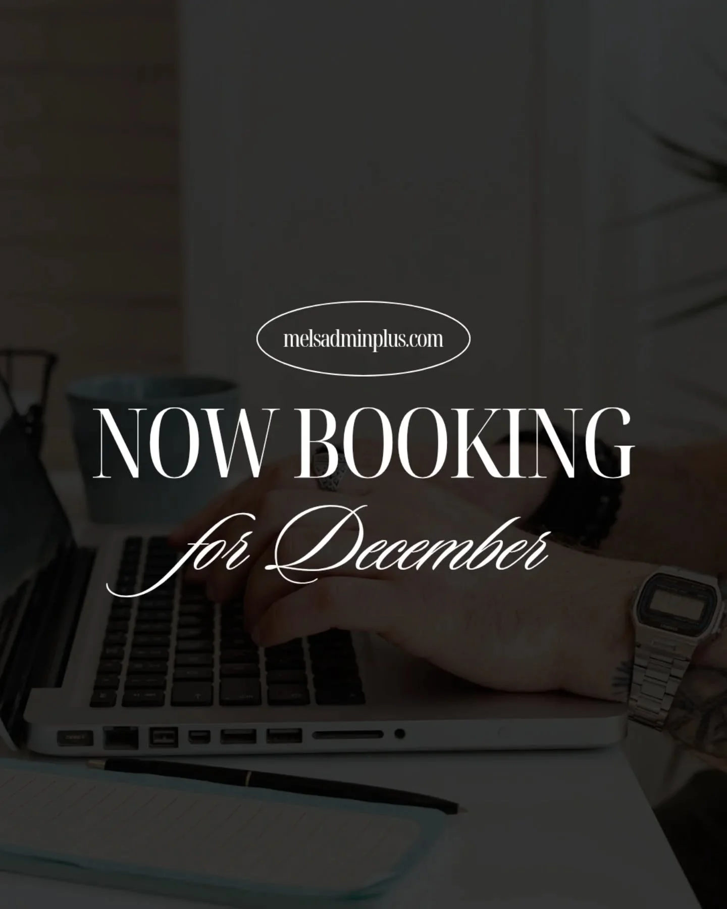 Want your end of year to feel calmer? December is chaotic enough, let's not make your admin part of the stress! 

Whether it's inbox support you need, enquiries handled or scheduling some posts so you can have some well earned time off - I'd love to 