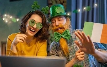 A couple holding hands in a snowy landscape, with trees in the background, during winter.  Image is used to promote CouplesTherapy.co social media pages with the handle @couplestherapy.co.