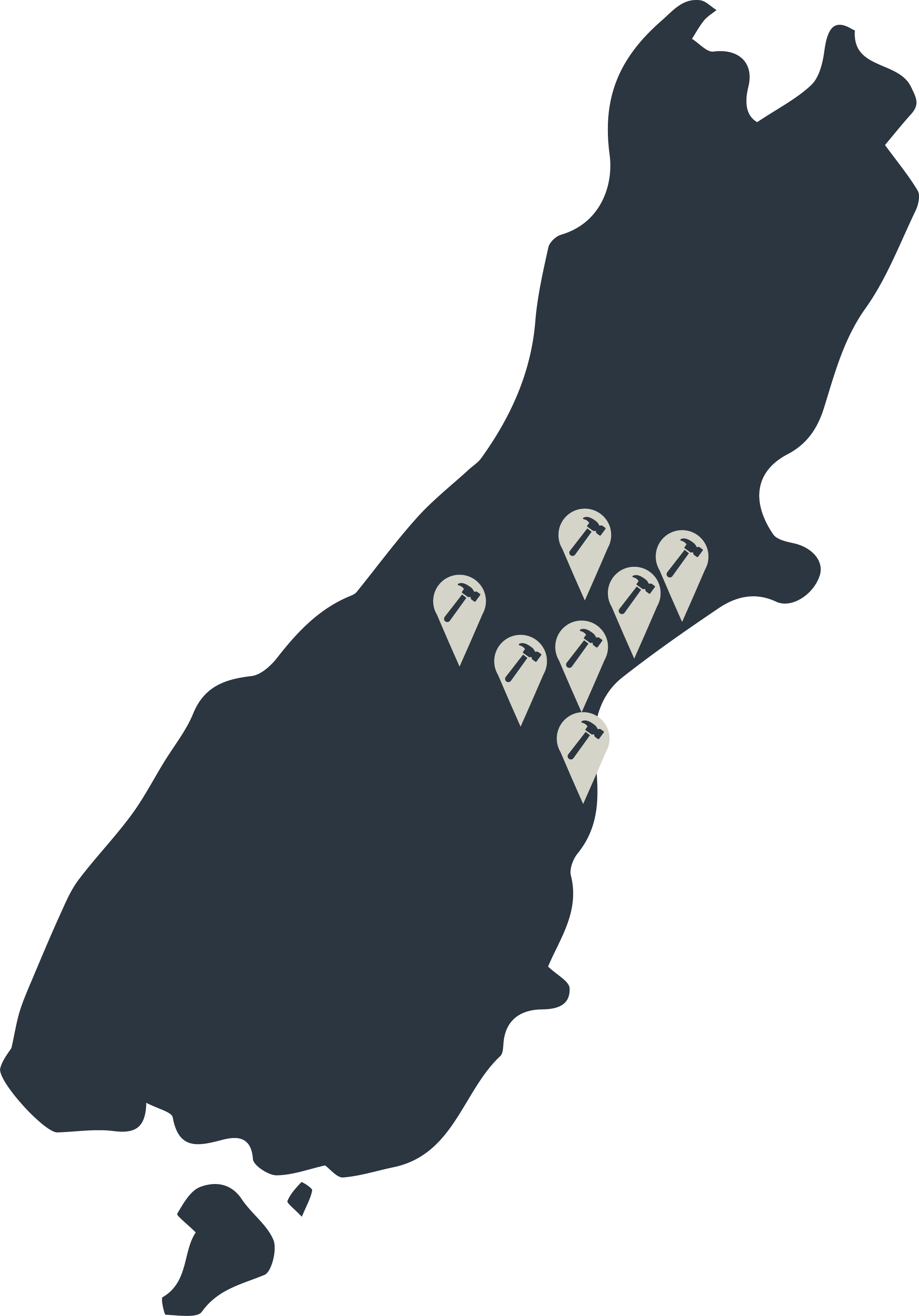 Map of Israel with markers indicating locations.