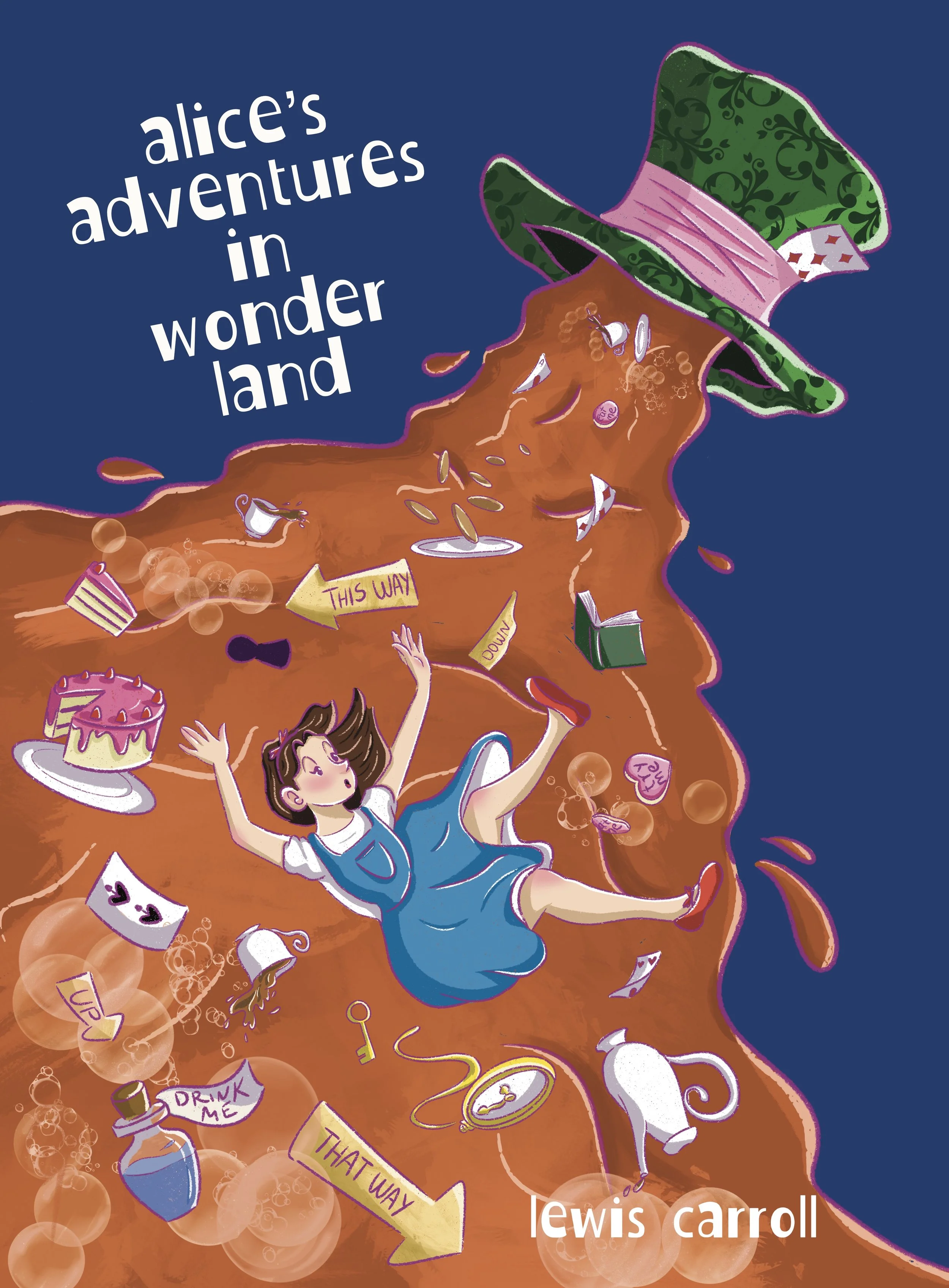alice's adventures in wonderland book cover