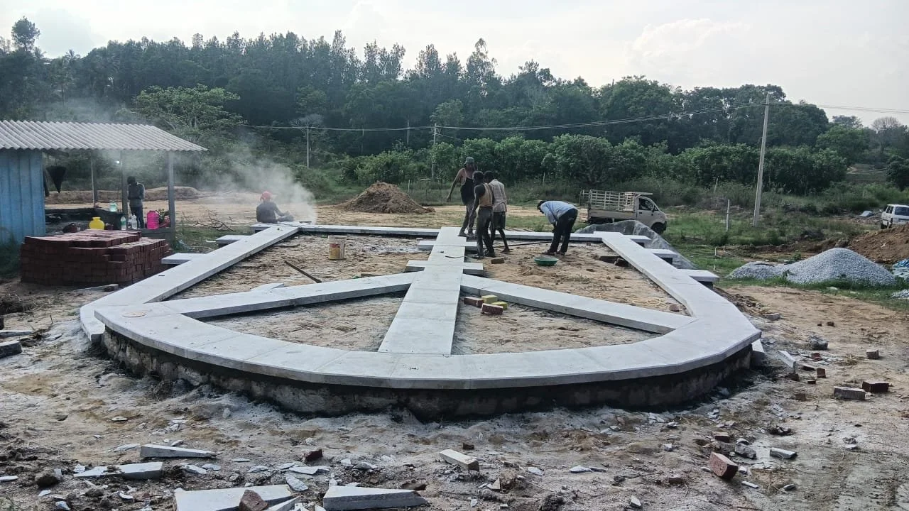 Plinth stone [photo by contractor]