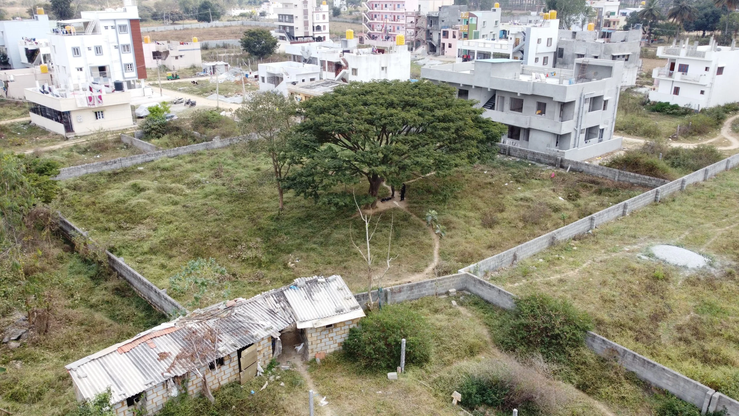 Aerial view of site [drone shot by Nikhil Rodrigues]