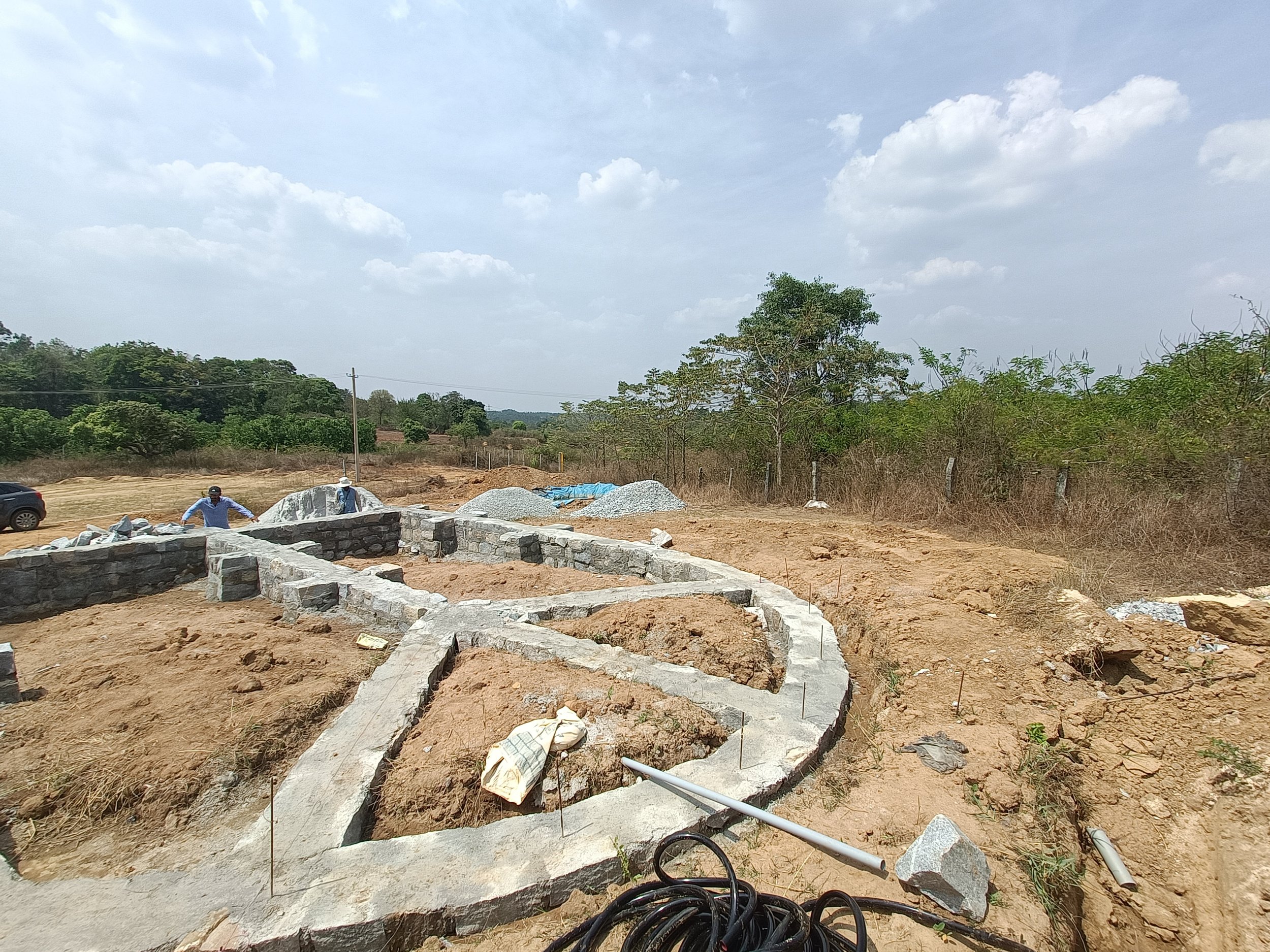 Construction of foundation