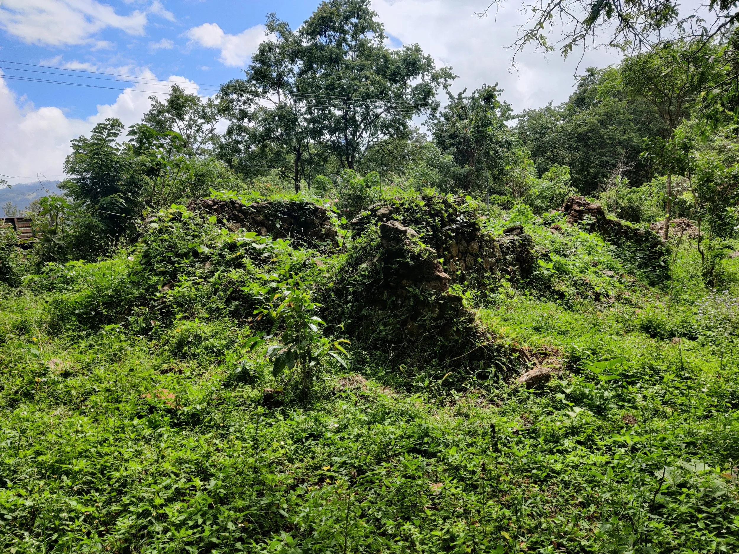Old stone structure (to be rebuilt as nursery)