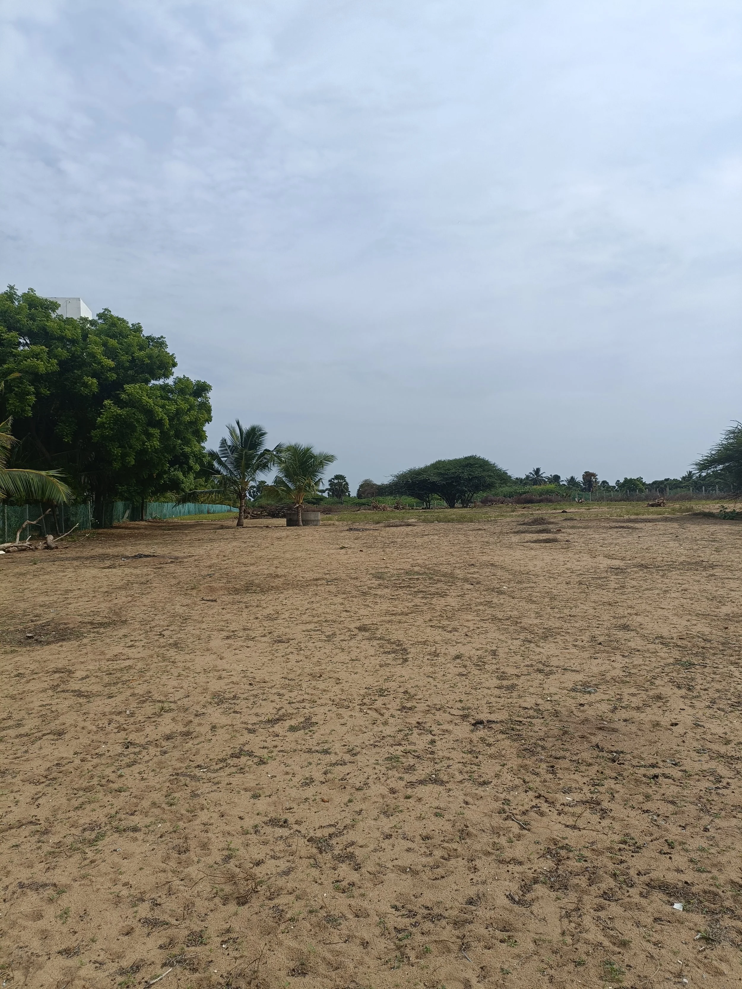 View of site from road / entry gate