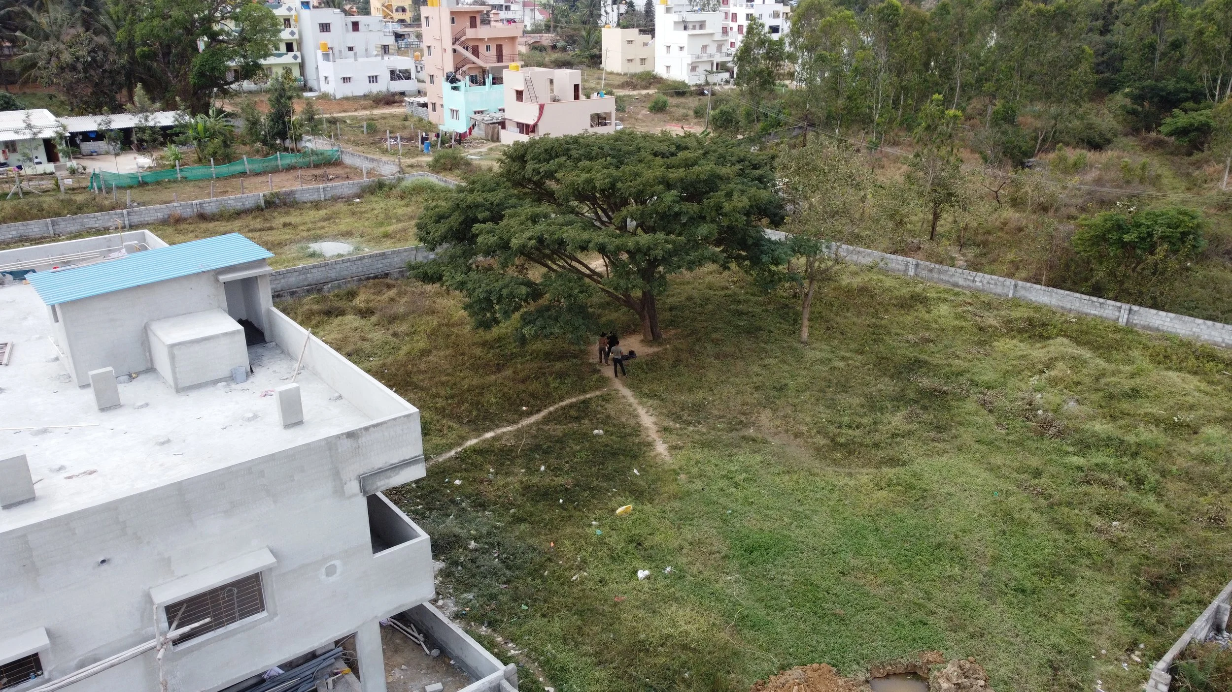 Aerial view of site [drone shot by Nikhil Rodrigues]