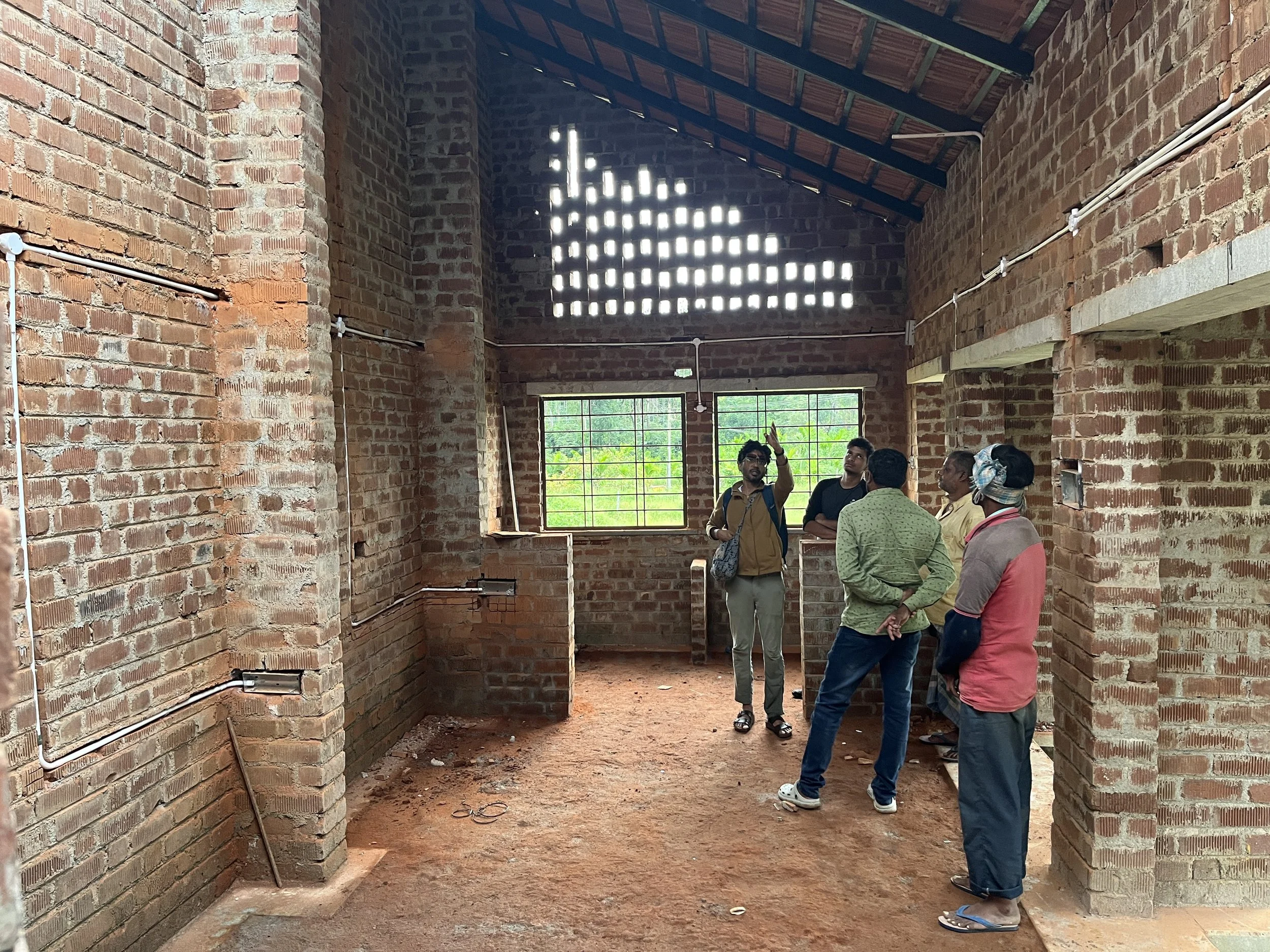 Interior view (pre-plaster) [photo by Joshua Danesh]