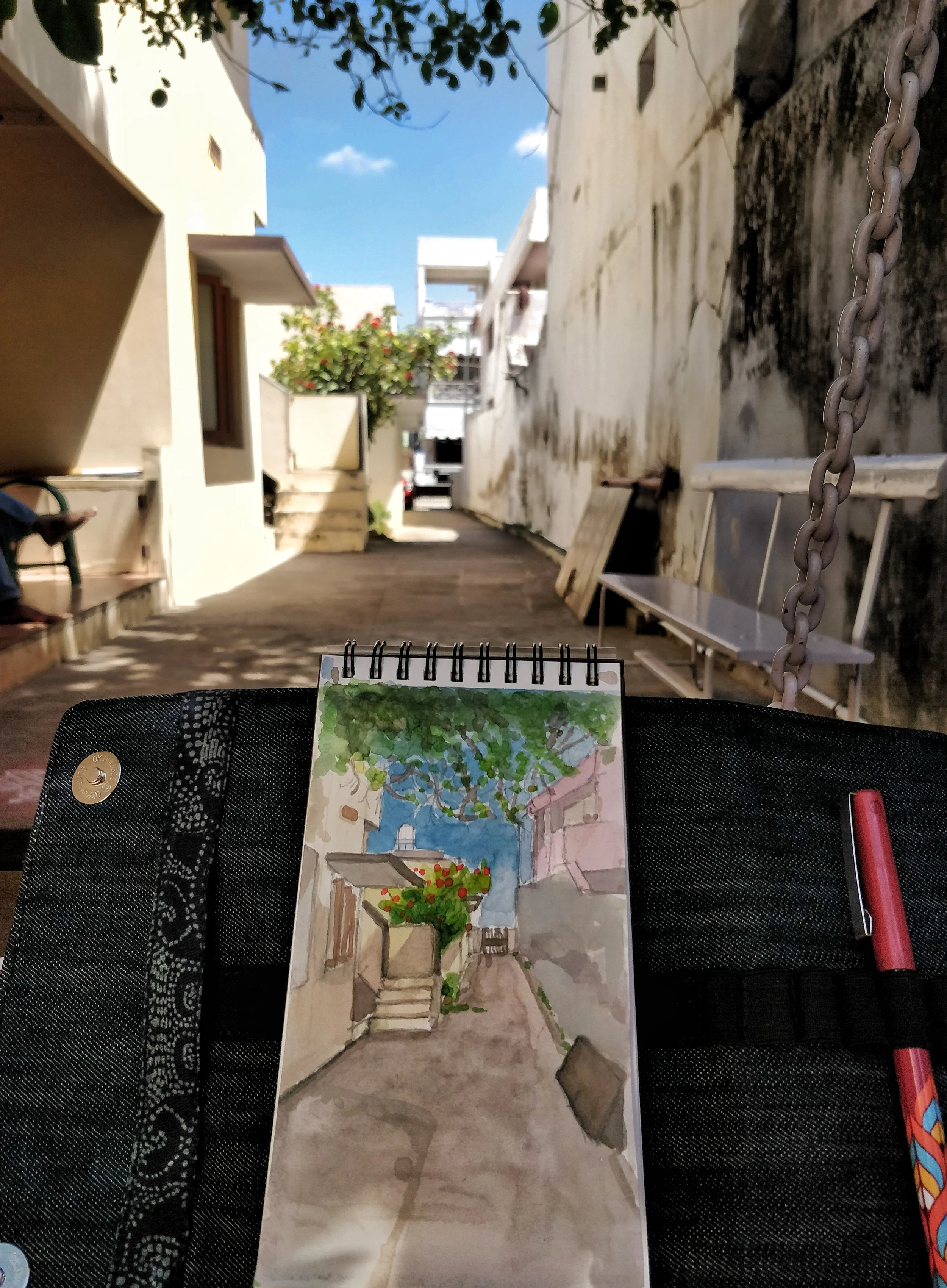 'Summer view from the swing'
Udumalaipettai, 2020