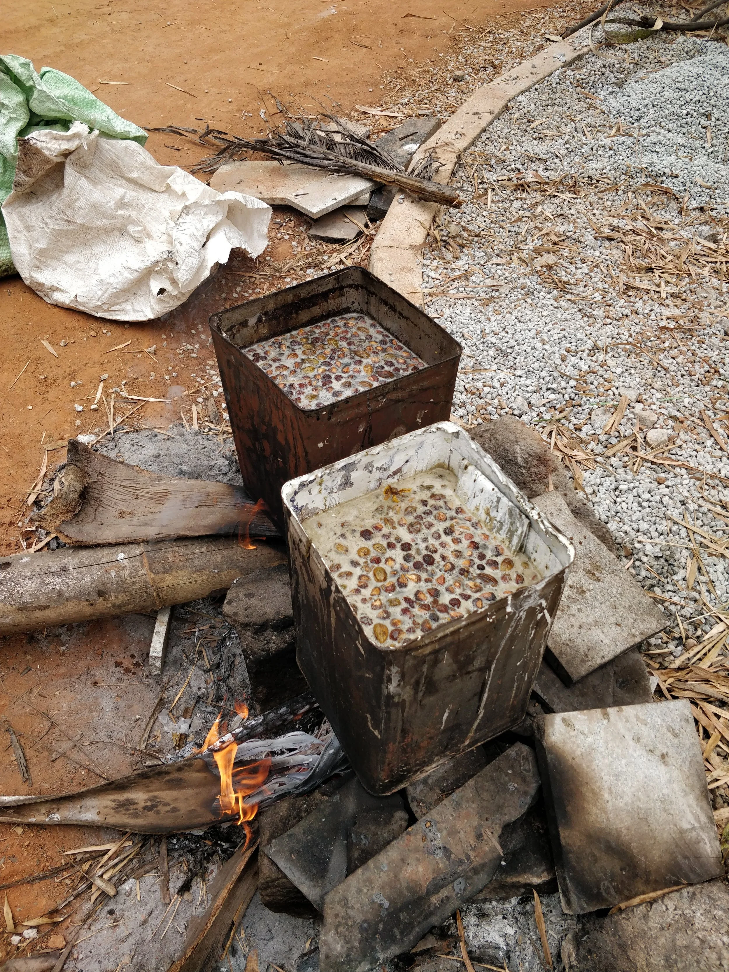 Preparing the admixtures for the lime-based mortar