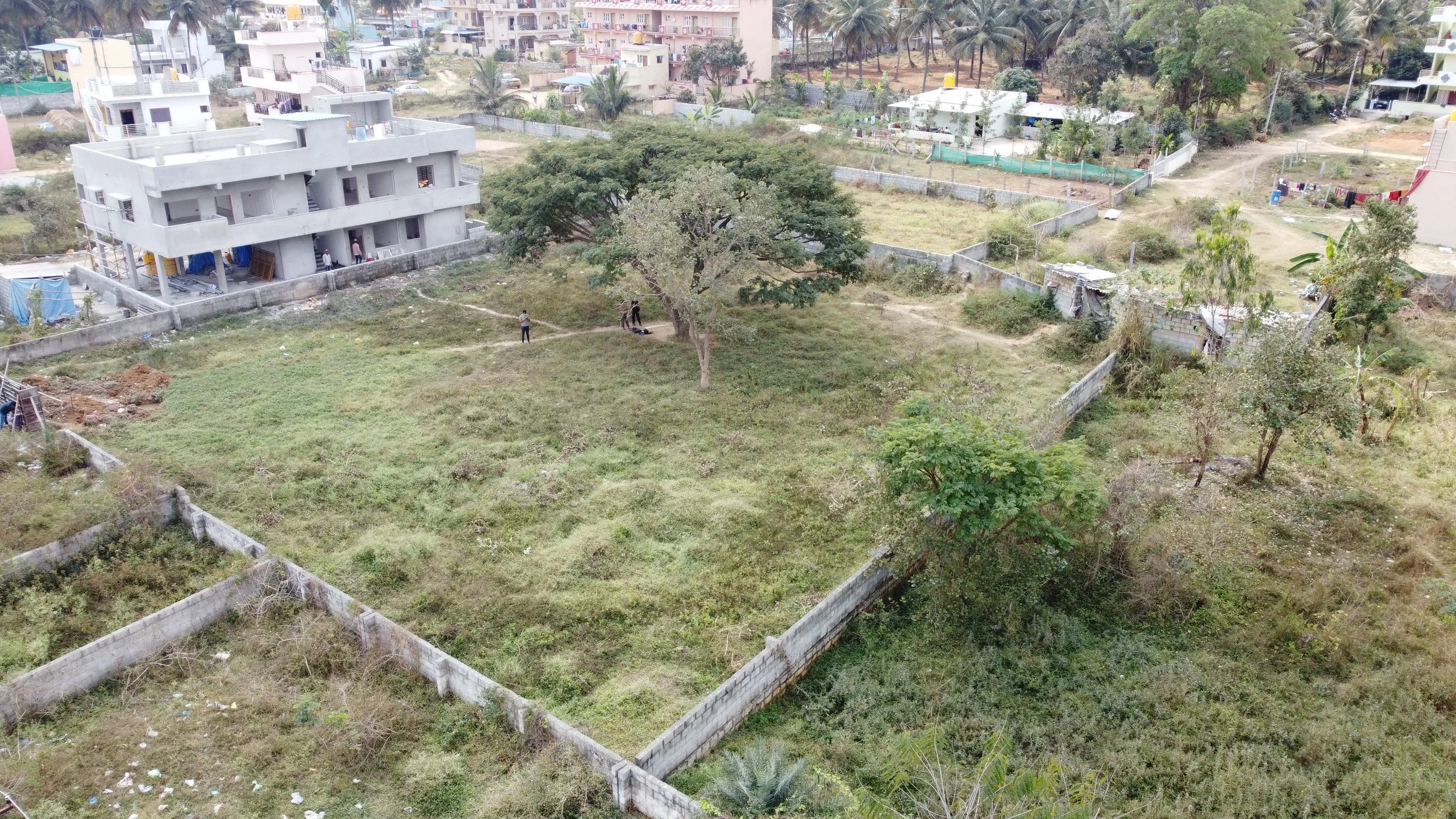 Aerial view of site [drone shot by Nikhil Rodrigues]