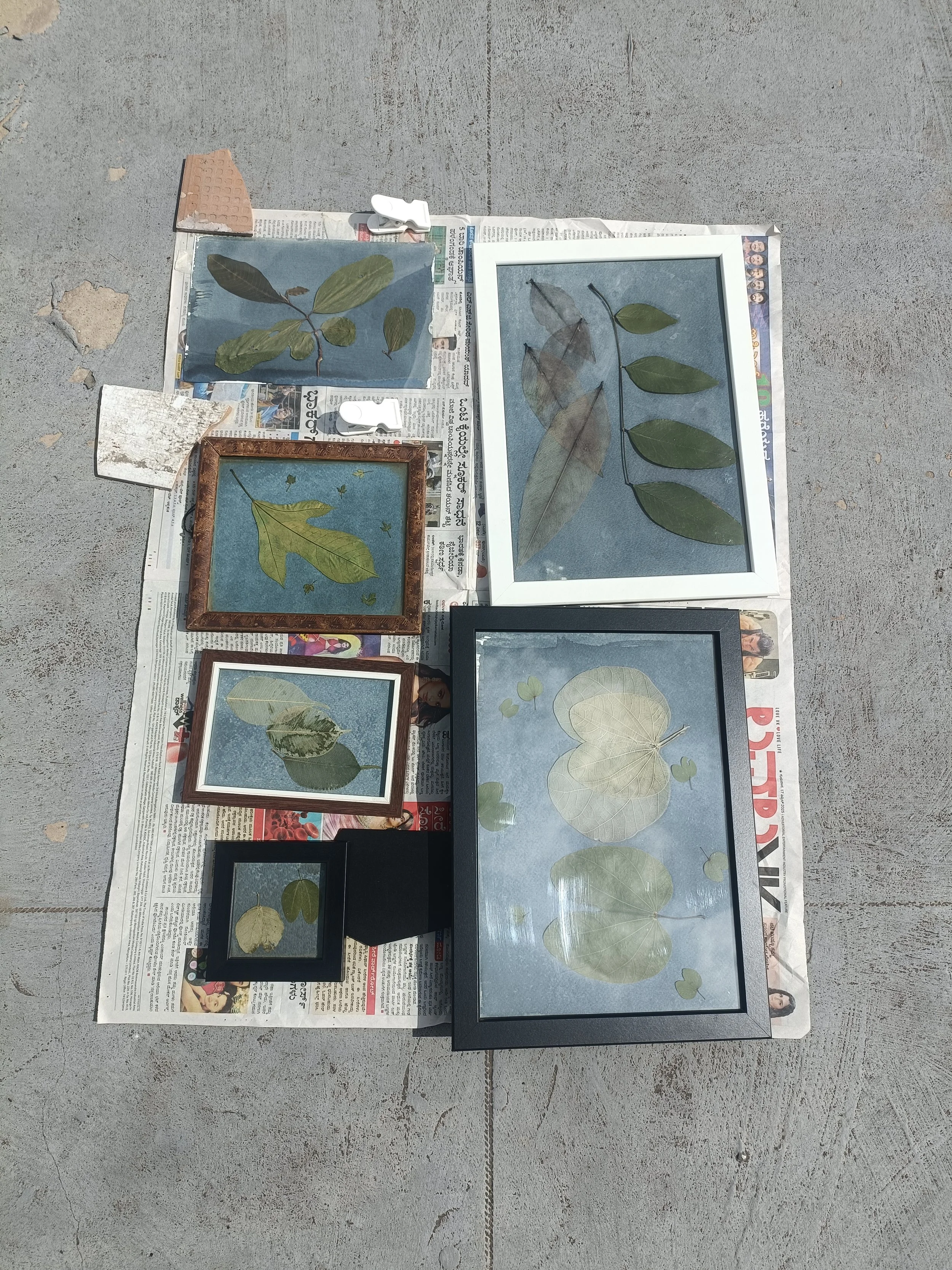 Prints - before exposure