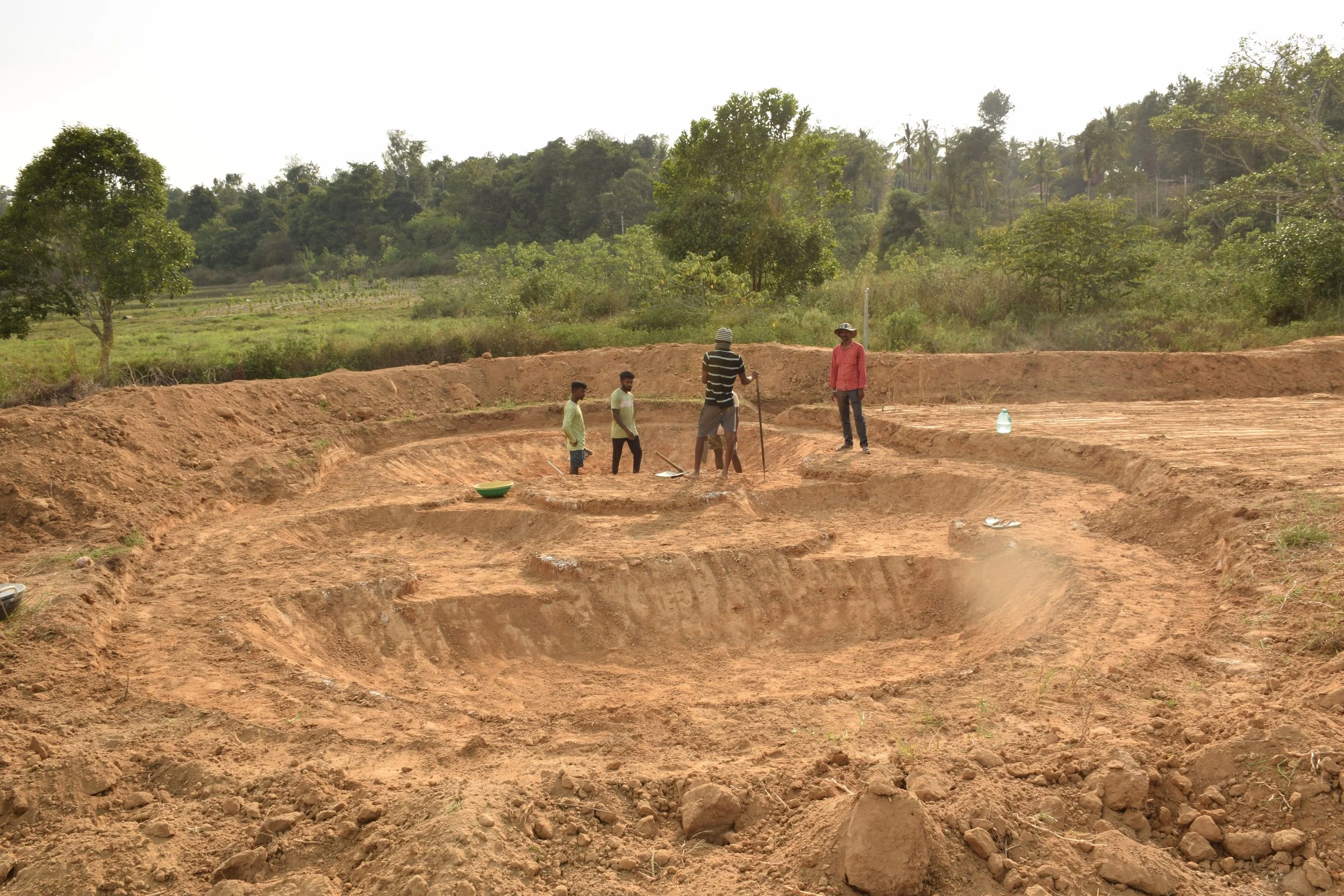 Pond 3 with varying levels [photo by Theertha Ravindran]