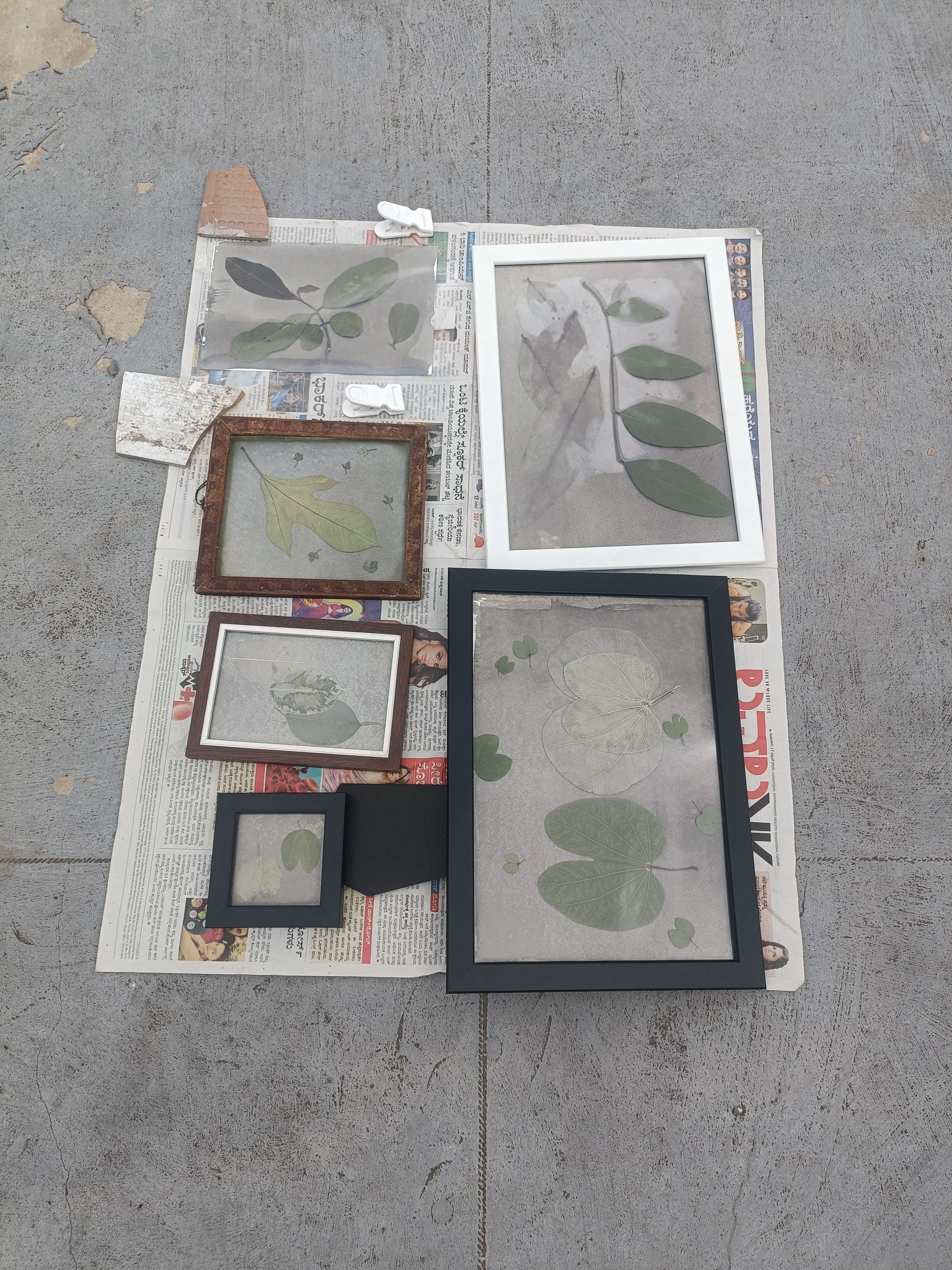 Prints - after exposure